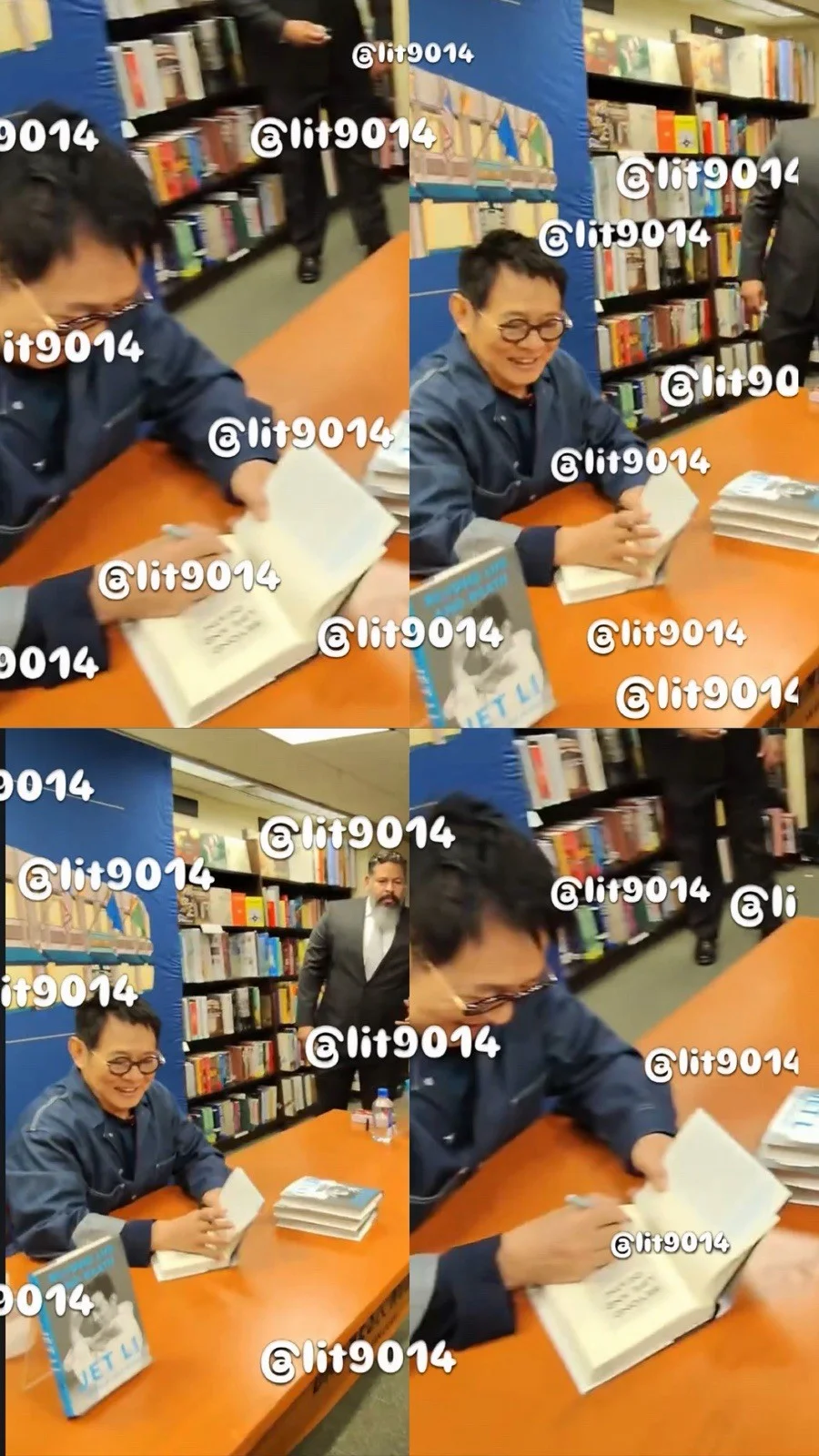 Jet Li — Jet Li Signed Book Autographed w/ Proof Video, image 4