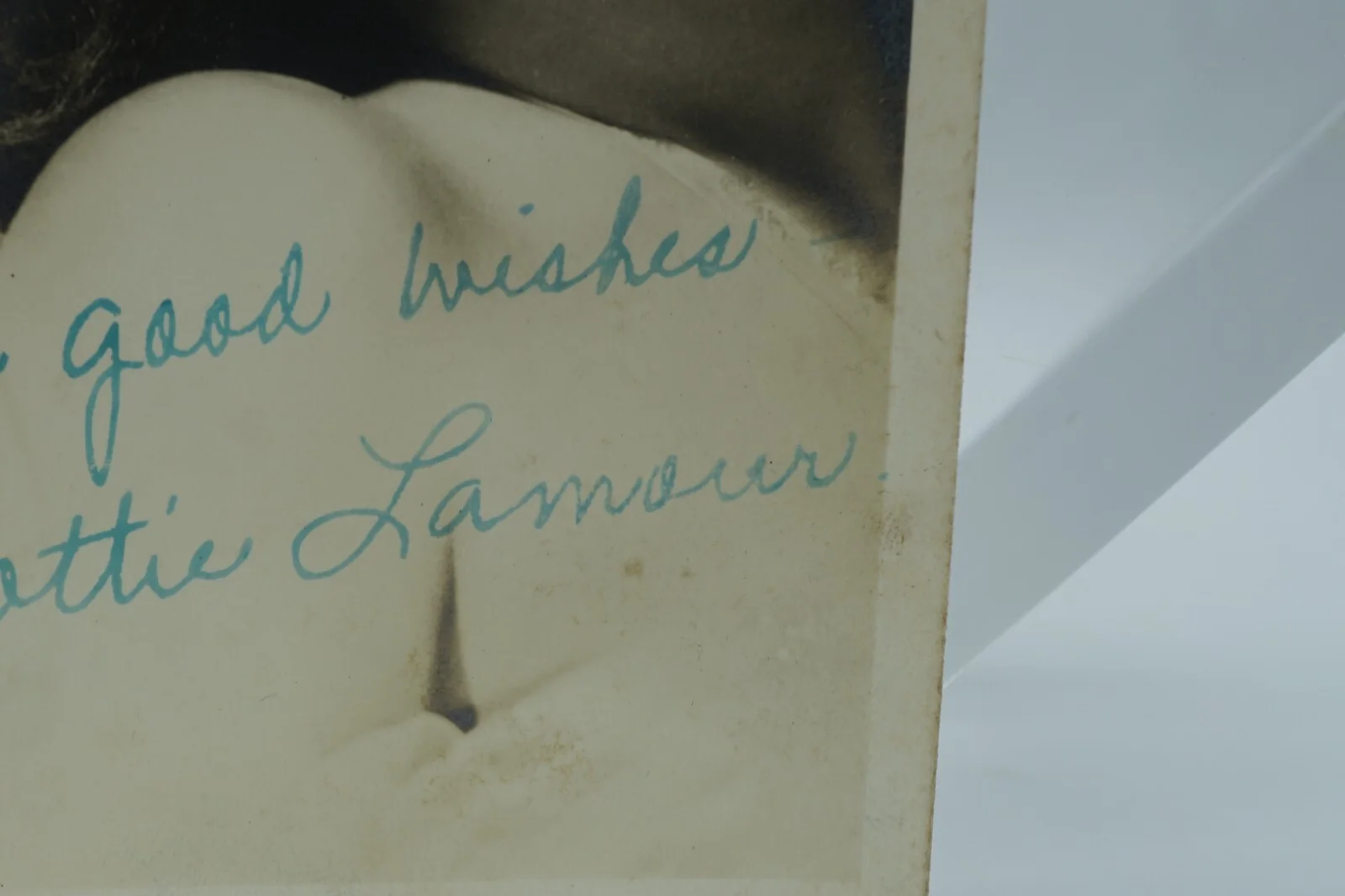 Dorothy Lamour — Dorothy Lamour 1944 Autographed Hand Signed Fan Photo Autograph Dottie, изображение 4