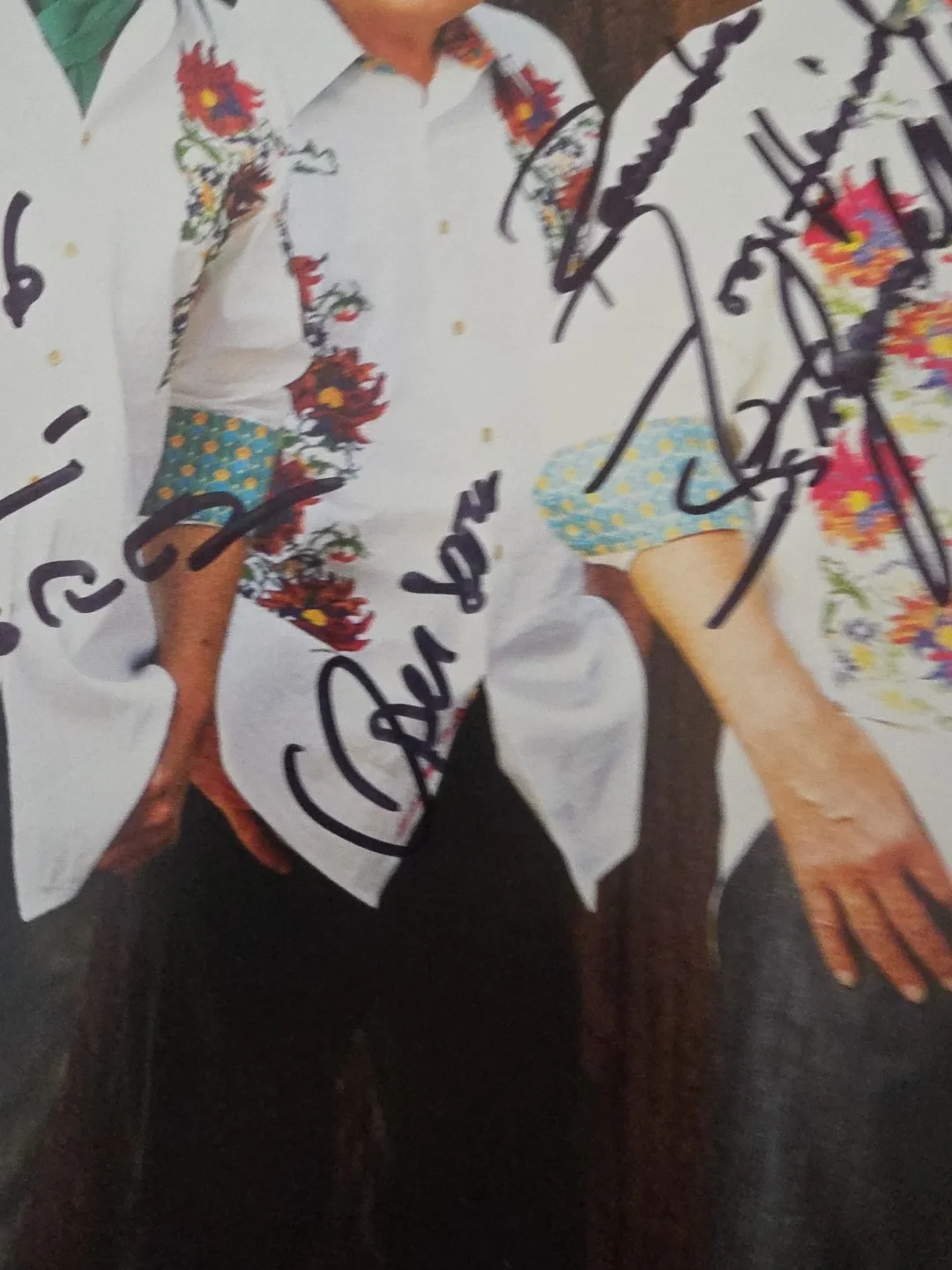 Los Tigres Del Norte Promo Poster Band Signed 12x17, изображение 3