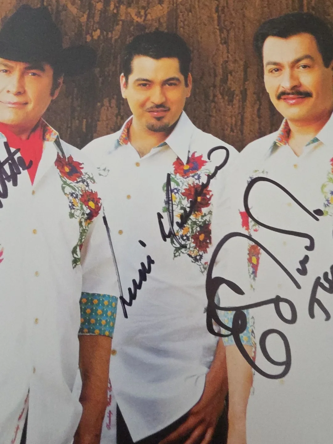 Los Tigres Del Norte Promo Poster Band Signed 12x17, изображение 5