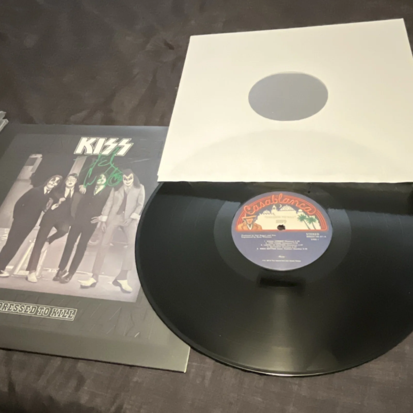 KISS Dressed to Kill (Autographed Peter Criss) 180Gram Vinyl 2014, image 4