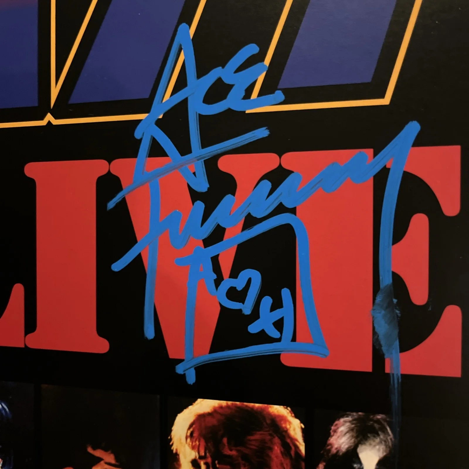 ACE FREHLEY SIGNED ALIVE II ALBUM KISS, изображение 2