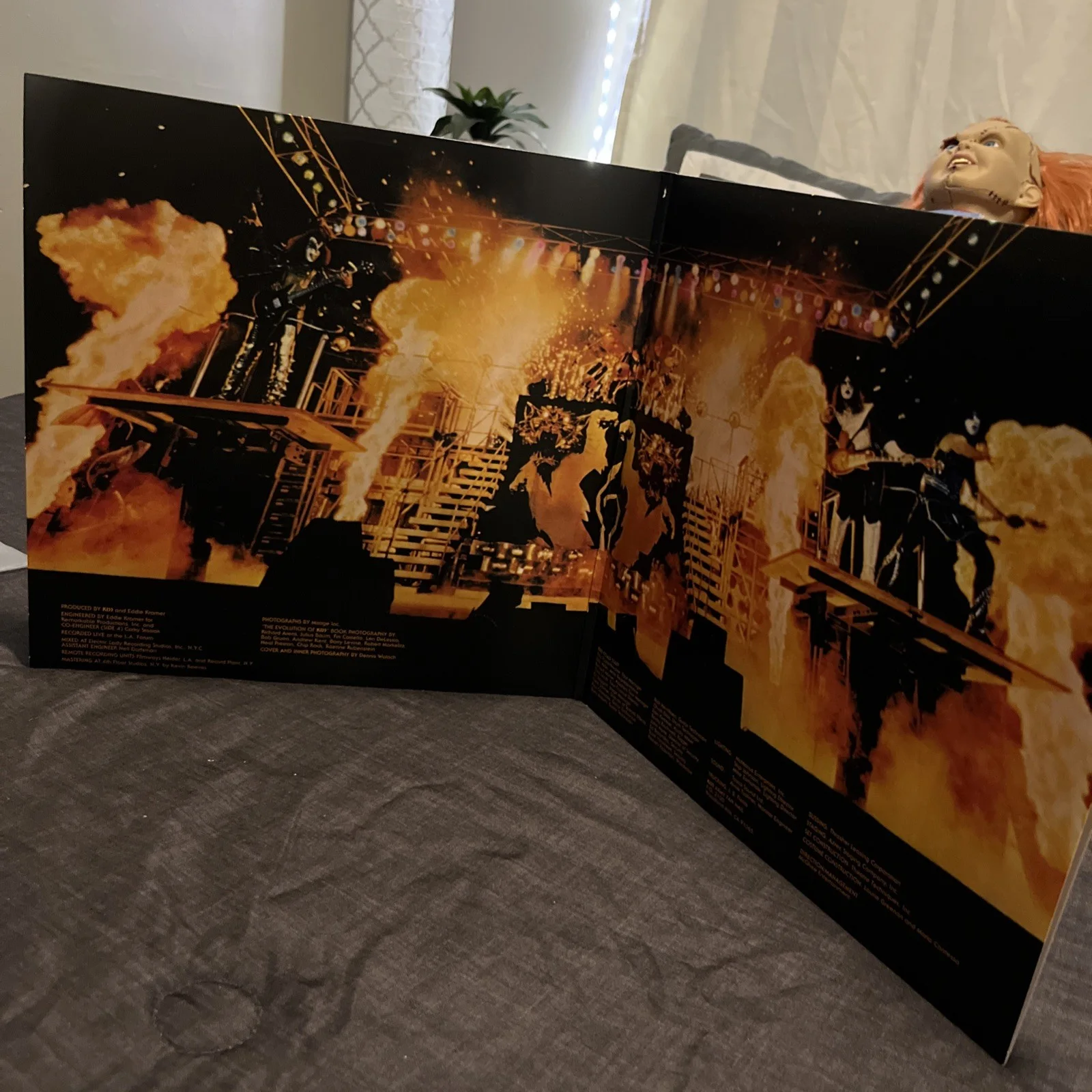 ACE FREHLEY SIGNED ALIVE II ALBUM KISS, изображение 3