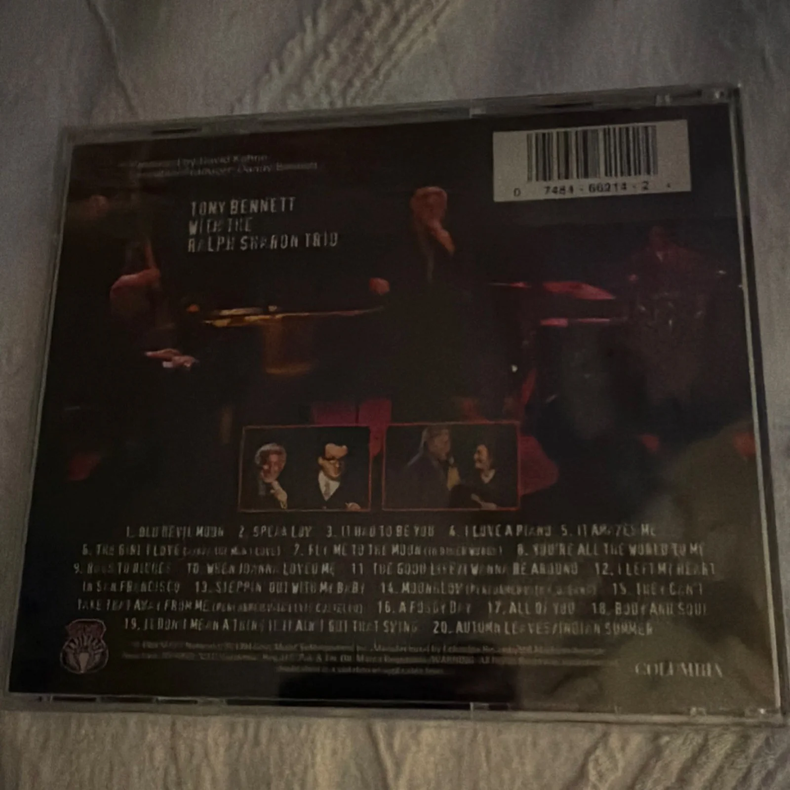 Tony Bennett MTV Unplugged Signed Original CD, image 2