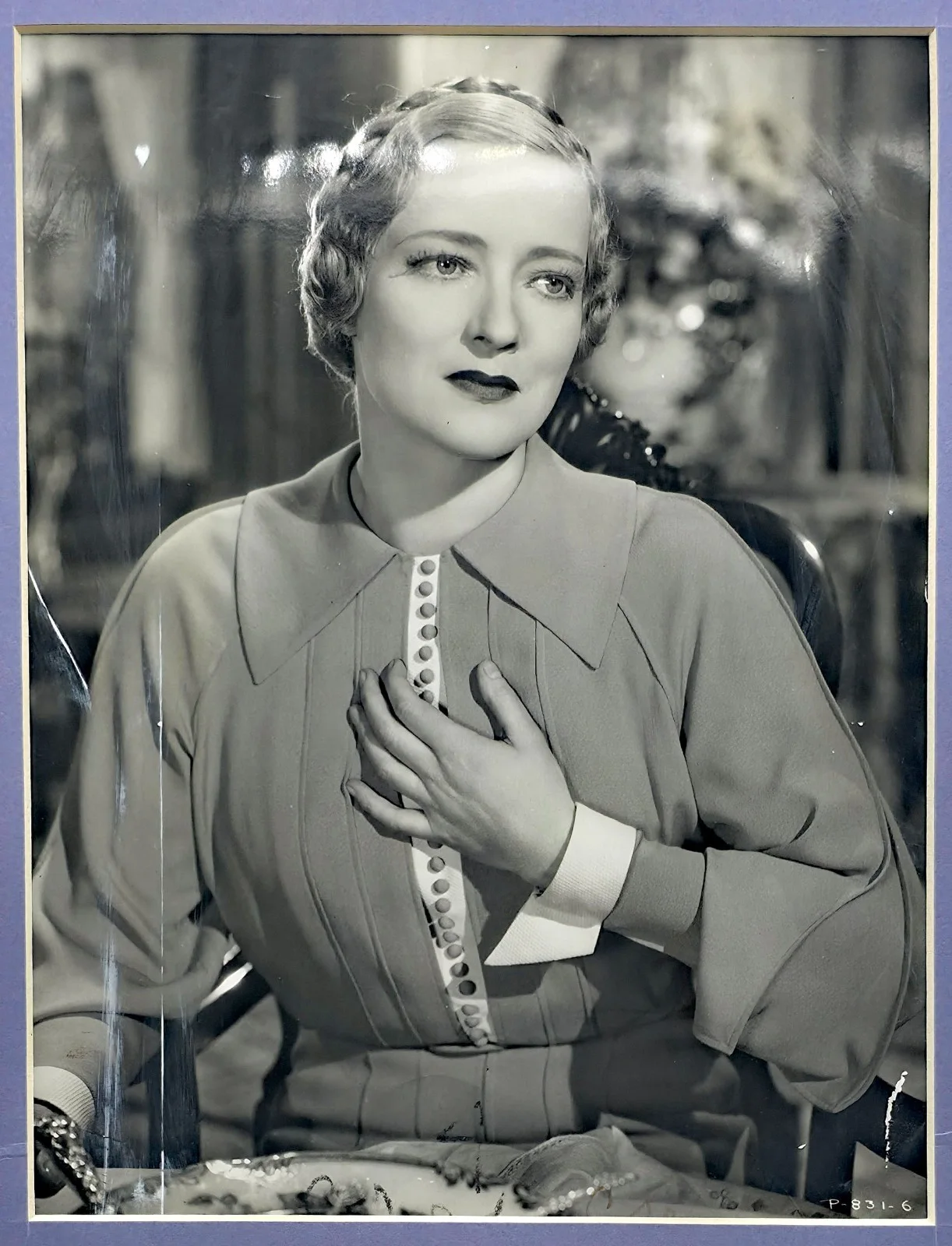 Matted display Large Photograph & Smaller Image Signed Autograph Peggy Wood, image 3