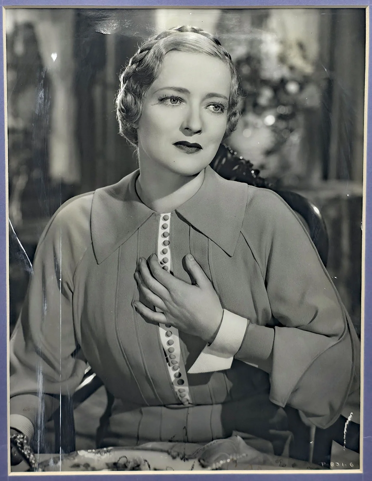 Matted display Large Photograph & Smaller Image Signed Autograph Peggy Wood, image 5