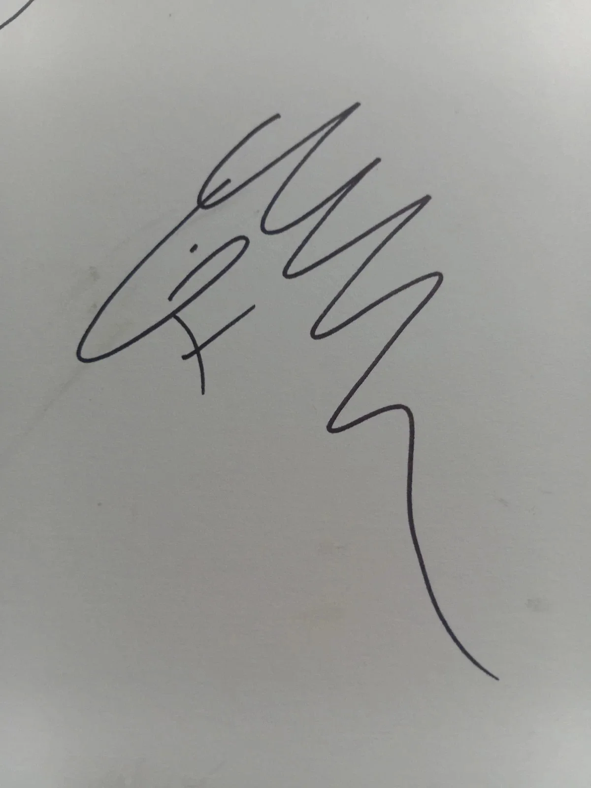 Ronnie Wood - The Rolling Stones - signed self-portrait sketch 8 X 6 INCHES, изображение 3