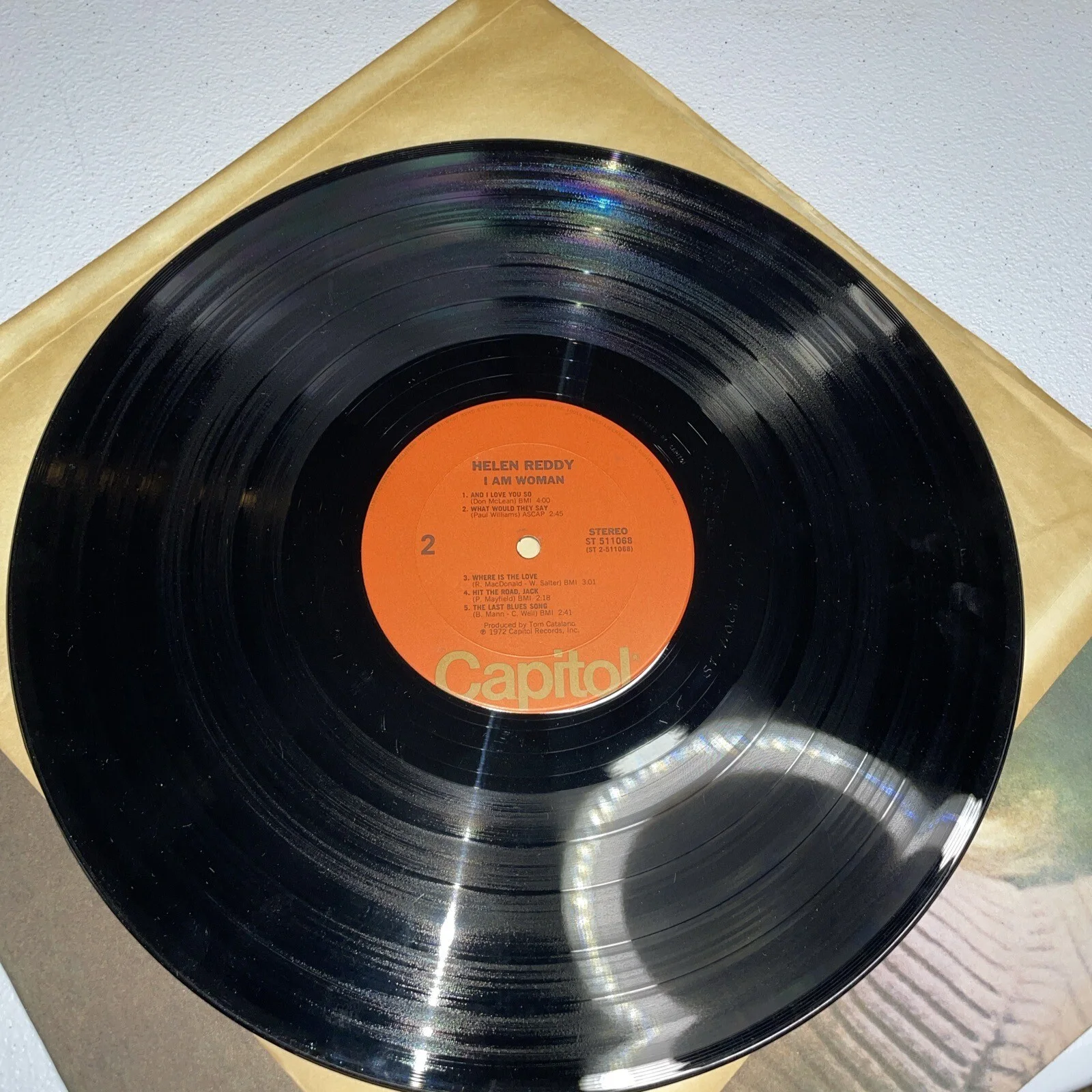 Helen Reddy I am woman vinyl record, изображение 4