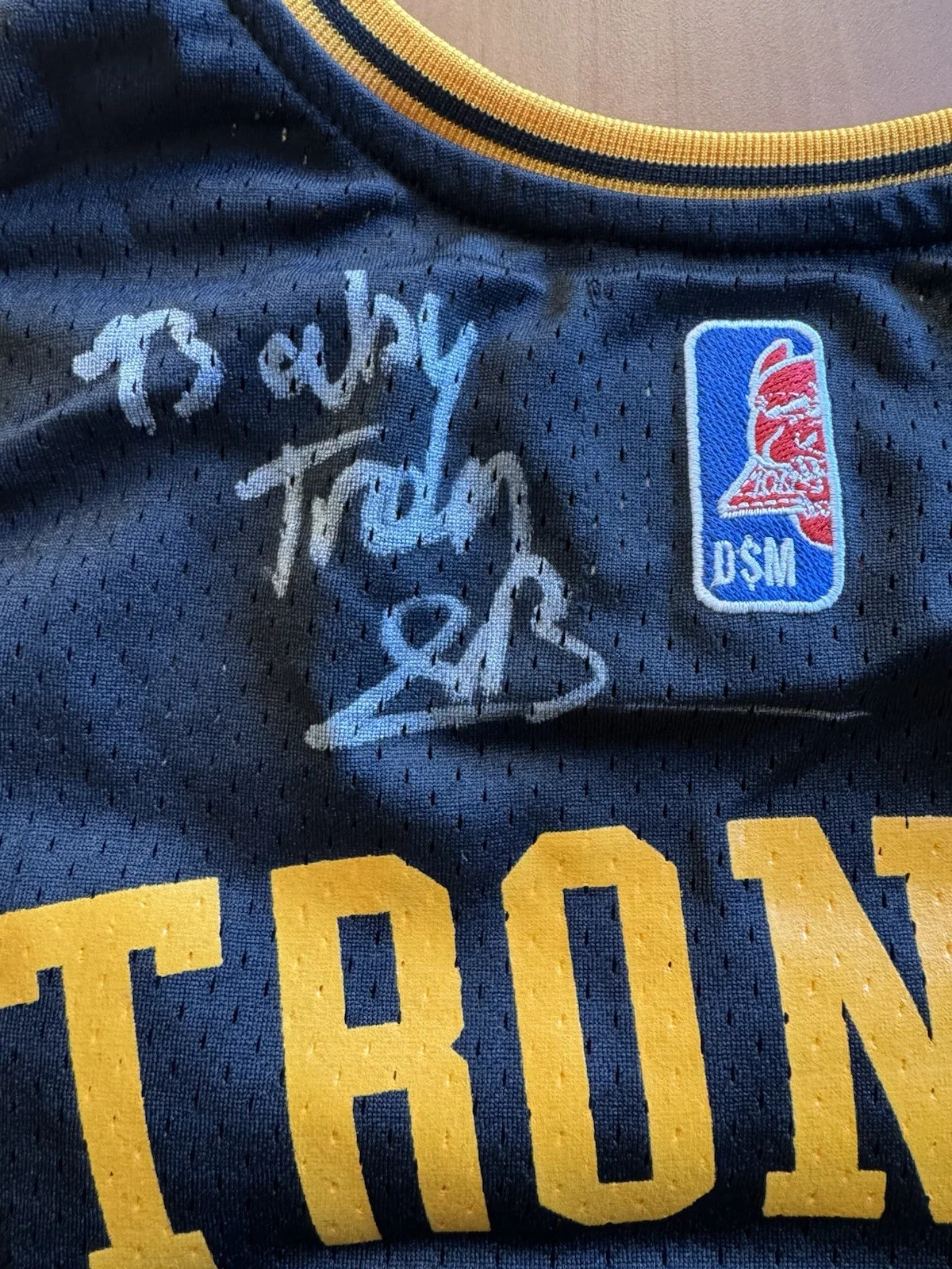 Signed Autographed Babytron Jersey Luka Troncic Empire Records Beckett COA XL, изображение 2