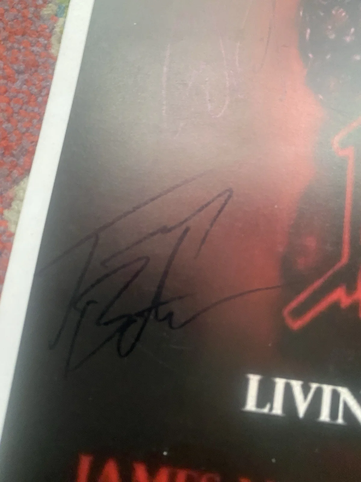 Death Chuck Schuldiner Tribute Show Signed Poster 2021 (Death Metal, Heavy Metal, изображение 2