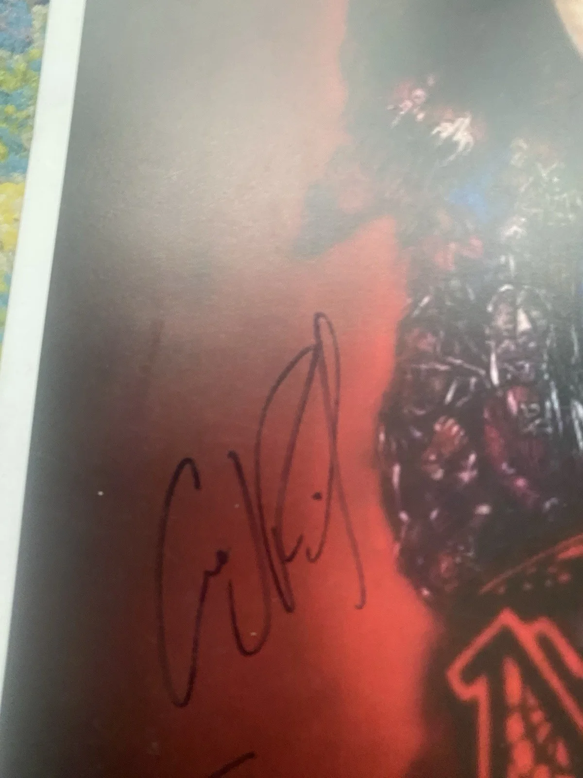 Death Chuck Schuldiner Tribute Show Signed Poster 2021 (Death Metal, Heavy Metal, изображение 3