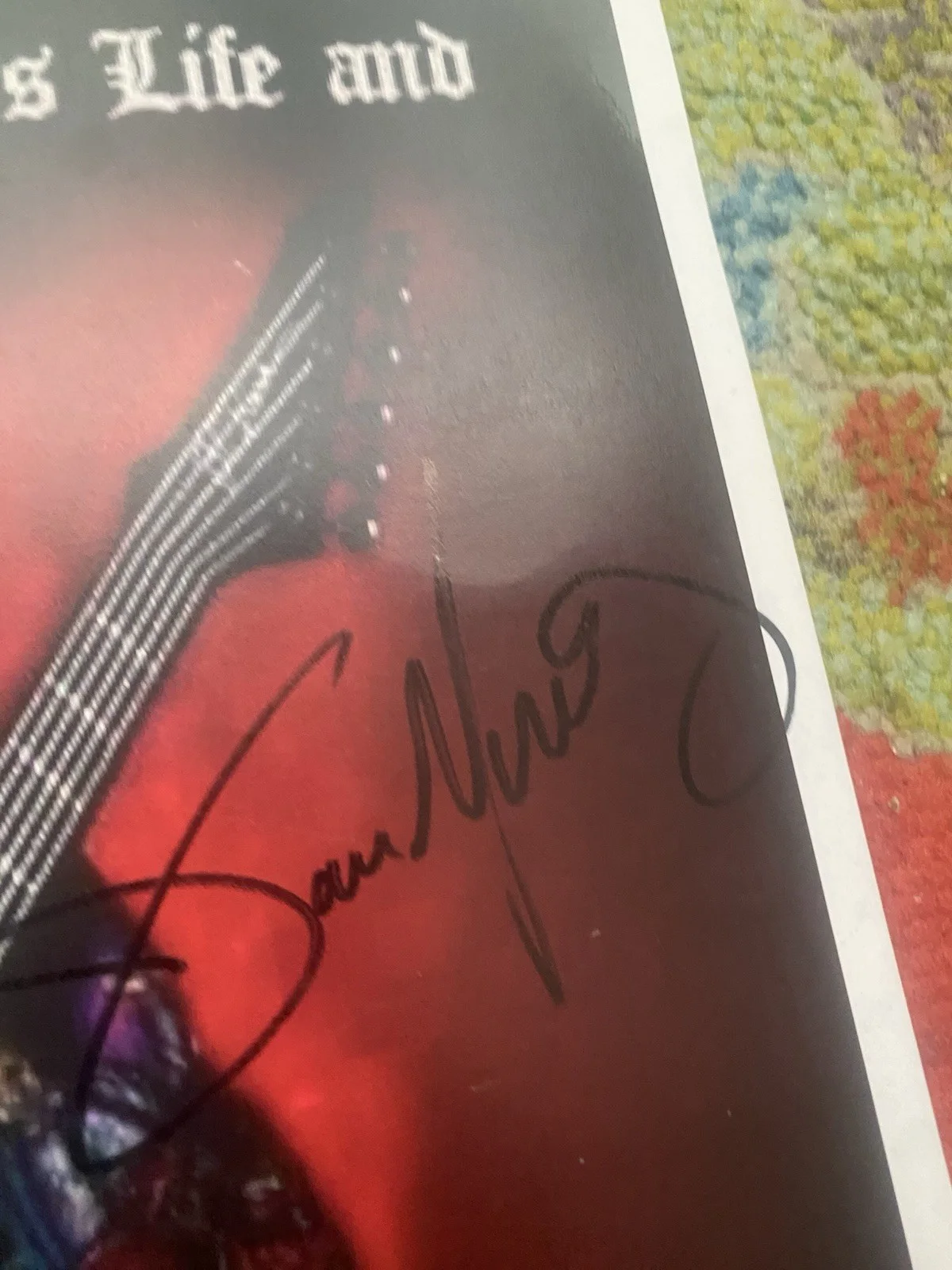 Death Chuck Schuldiner Tribute Show Signed Poster 2021 (Death Metal, Heavy Metal, изображение 4