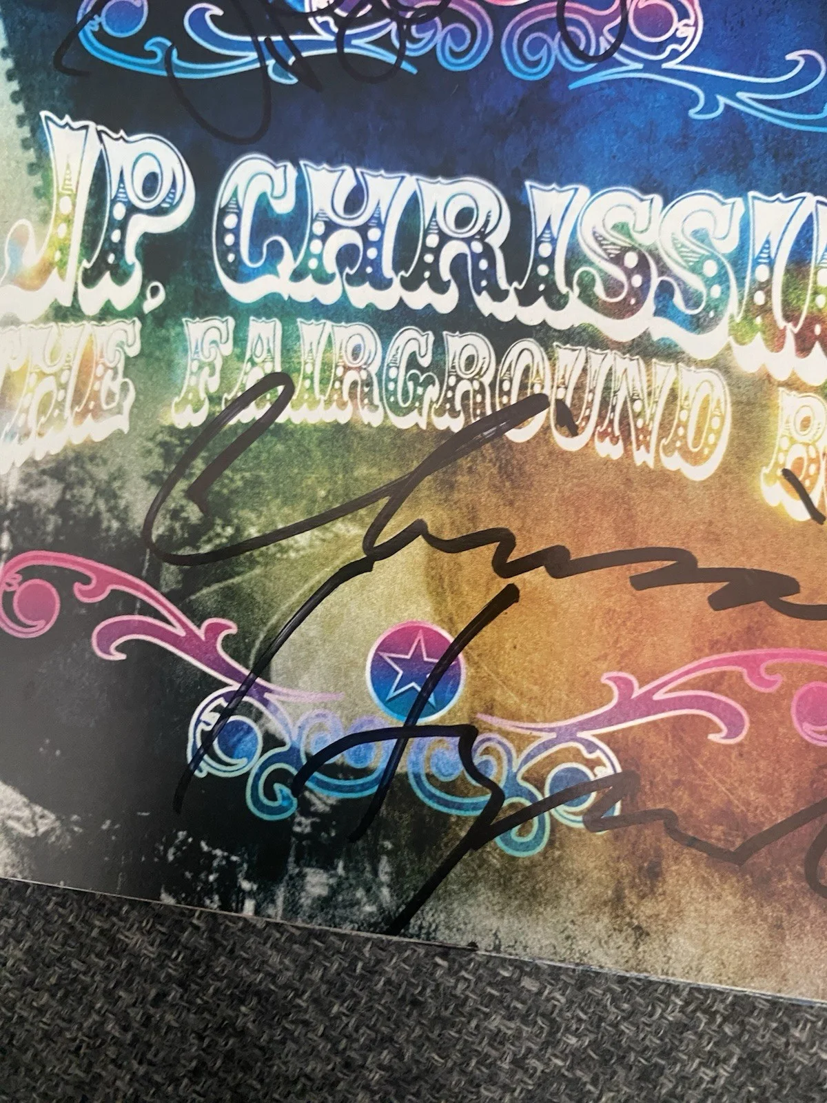 JP Chrissie And The Fairground Boys If You Let Me Record Signed Cd Booklet, изображение 3