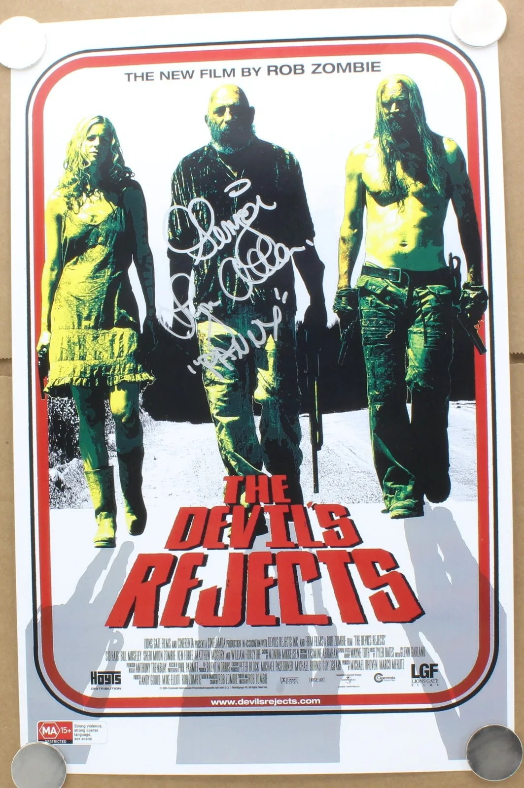 Ginger Lynn — Devils Rejects - Autographed Poster Signed by Ginger Lynn 17" x 11" - JSA COA, image 2