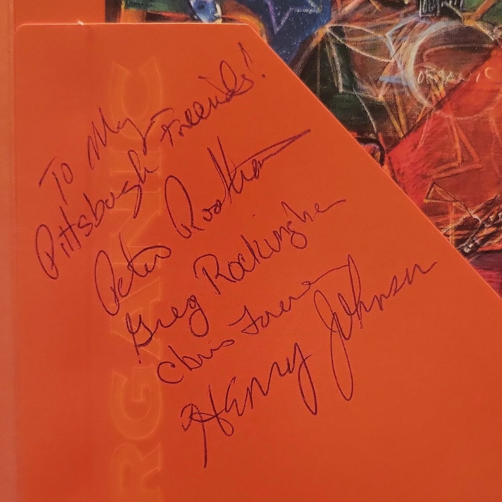 Henry Johnson & Nancy Wilson Signed CD Organic with Booklet autographed, image 2