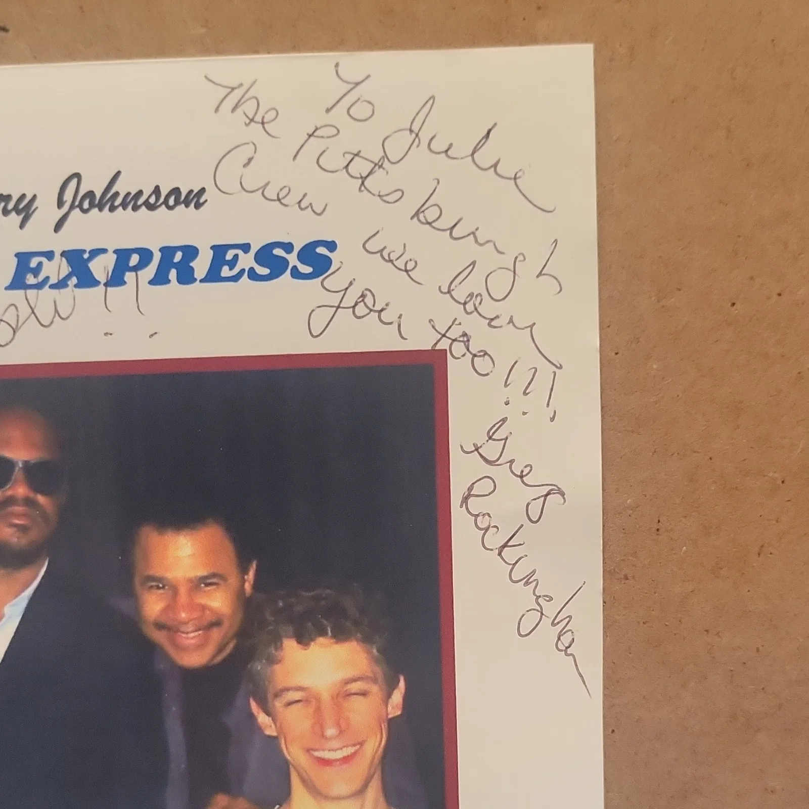 Henry Johnson Organ Express Body and Soul Original Signed Photograph, image 3