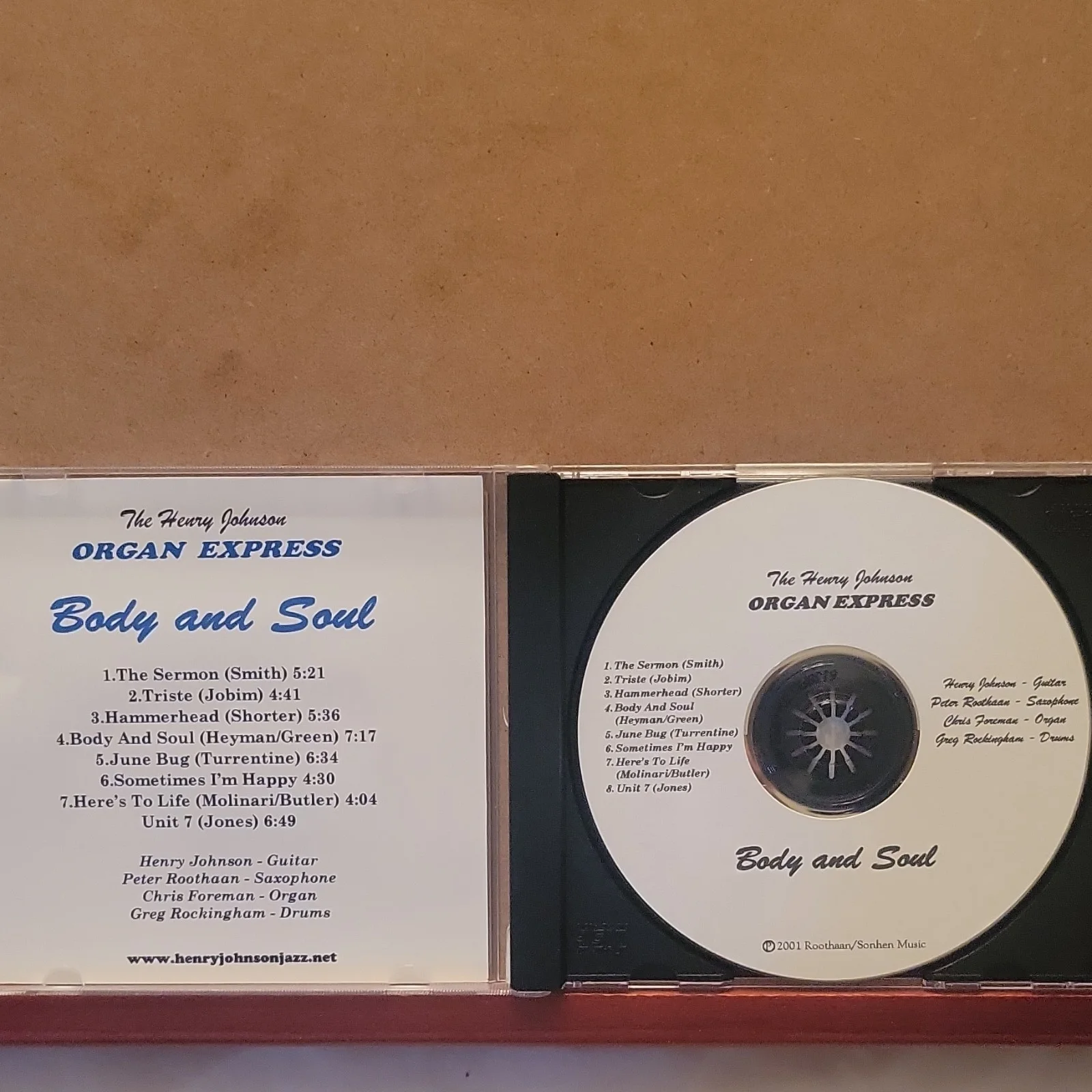 Henry Johnson Organ Express Body and Soul Original Signed Photograph, image 5