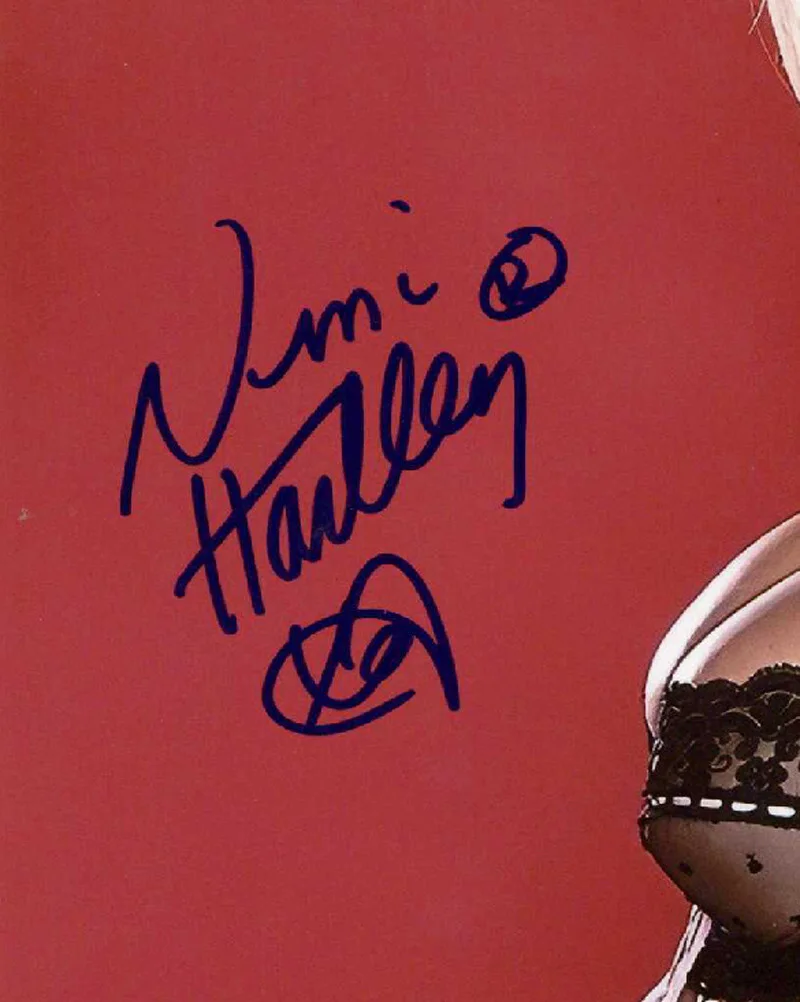 NINA HARTLEY SIGNED AUTOGRAPHED 11x14 PHOTO ADULT MOVIE ACTRESS RARE BECKETT BAS, изображение 2