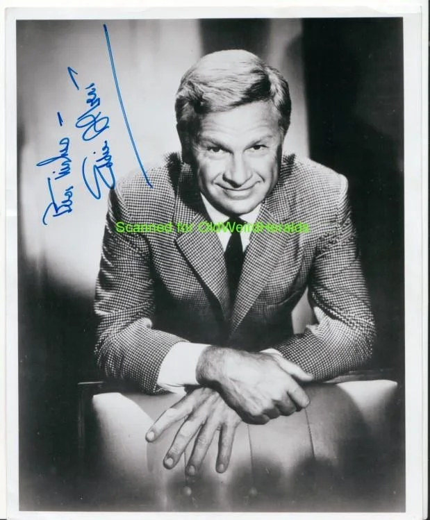Eddie Albert — EDDIE ALBERT SIGNED PHOTO #5 GREEN ACRES TV Vintage 1960's Original 8x10 Not ISP