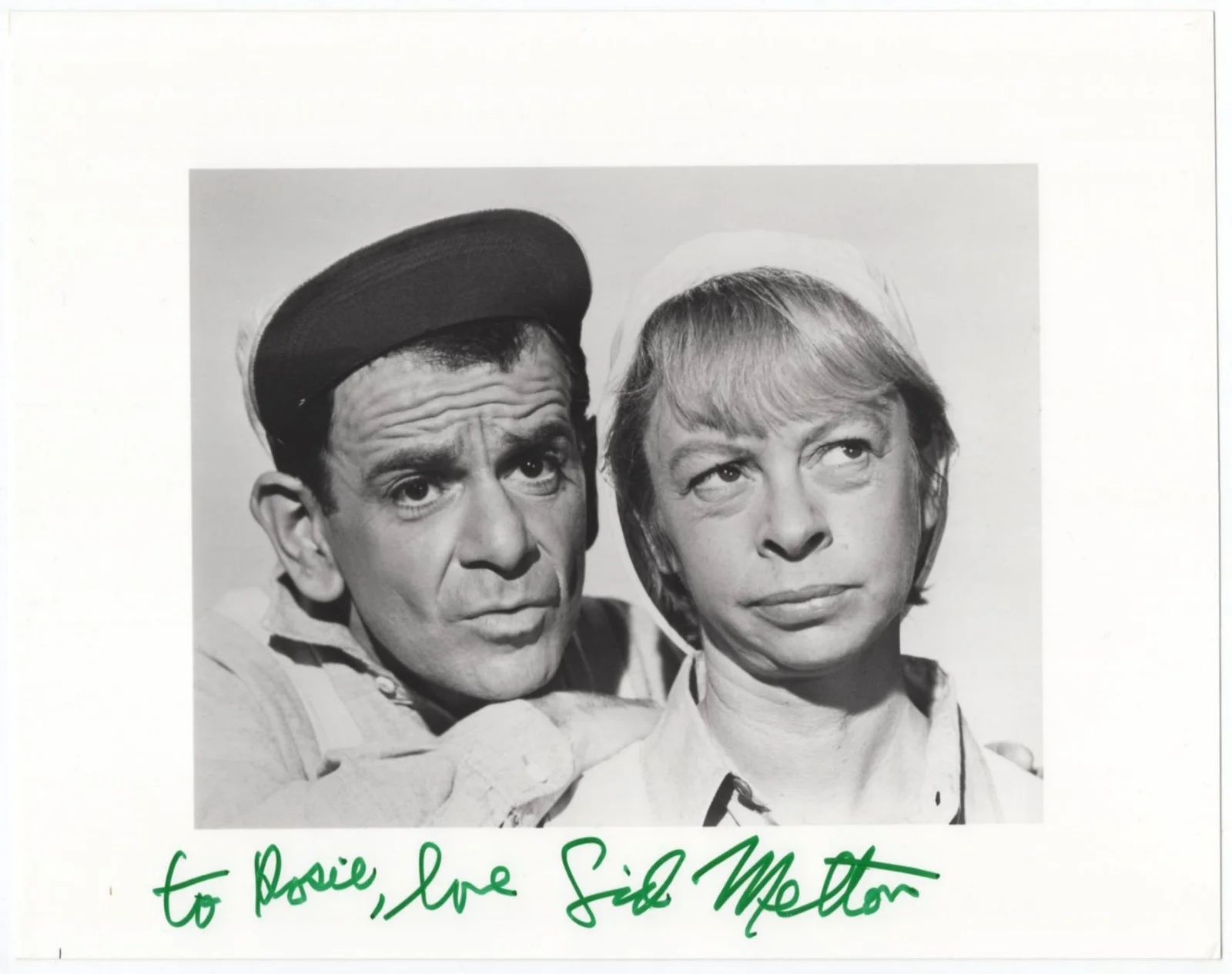 Sid Melton — SID MELTON SIGNED PHOTO isp 1990's IN-PERSON Authentic, GREEN ACRES 1960s TV Alf