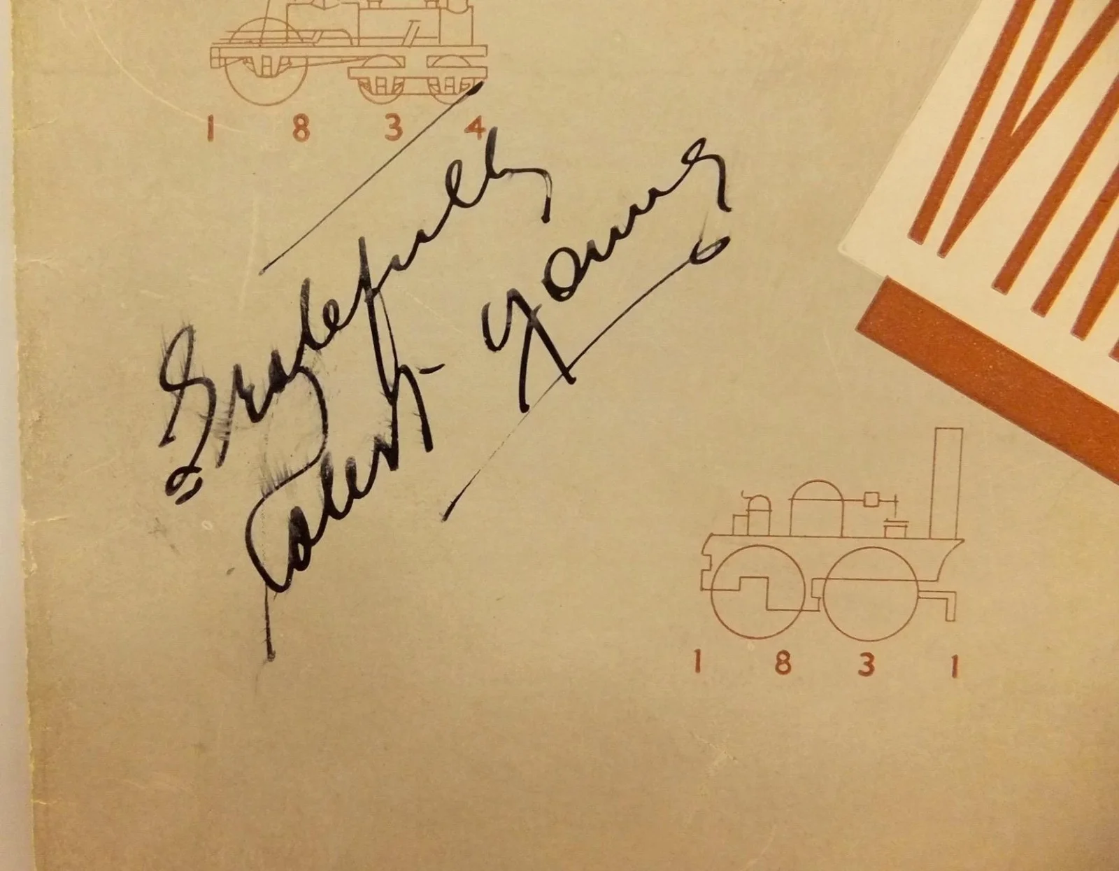 Robert Young — ROBERT YOUNG SIGNED MENU 1939, 20th Century Ltd TRAIN Wine Beverage RR,NY MAISIE, image 3