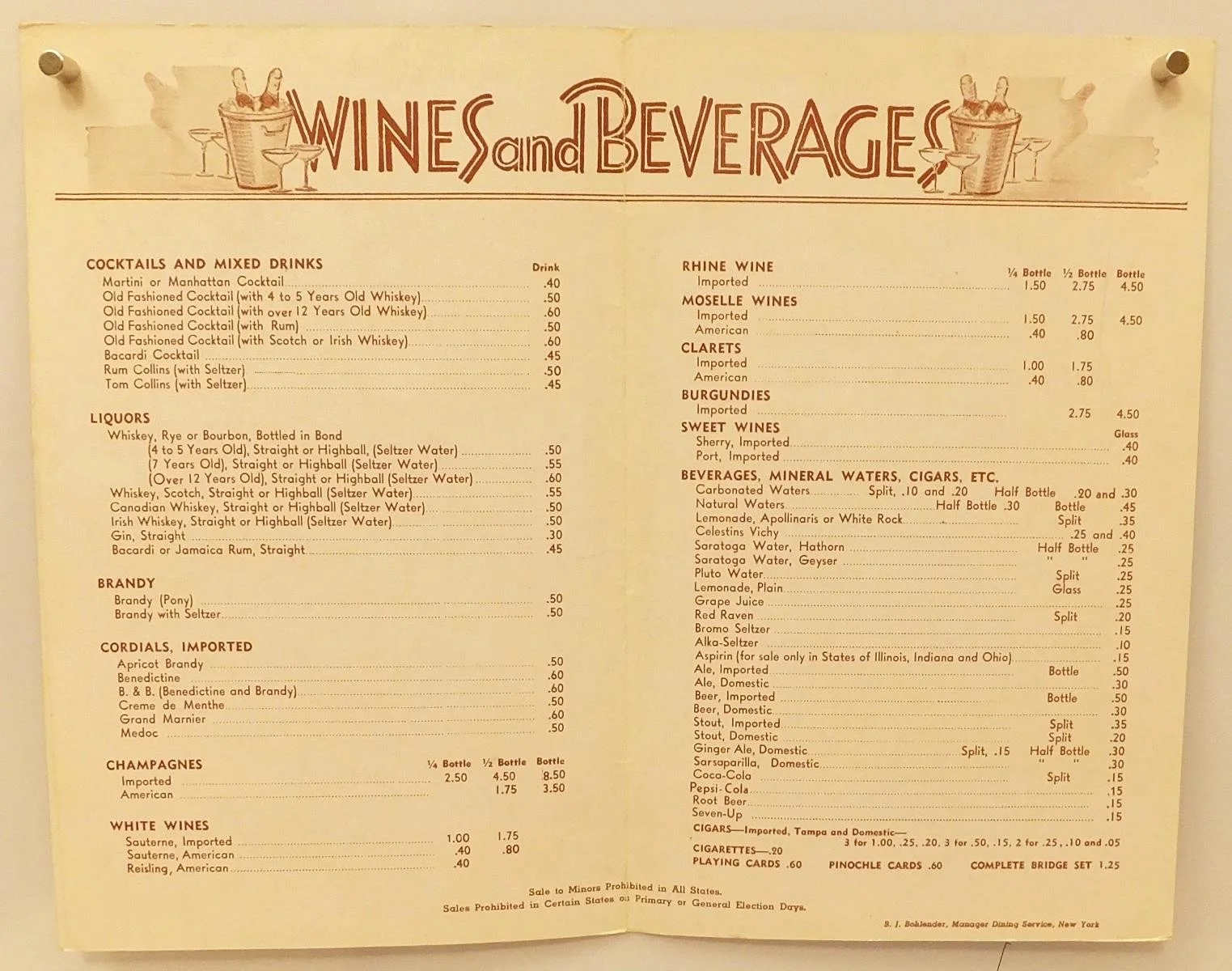 Robert Young — ROBERT YOUNG SIGNED MENU 1939, 20th Century Ltd TRAIN Wine Beverage RR,NY MAISIE, image 4