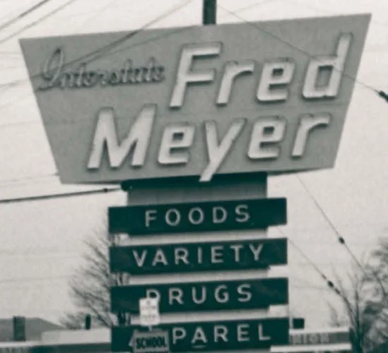 Fred Meyer — FRED G MEYER SIGNED PHOTO isp 1950's GROCERY Stores PORTLAND OREGON, Pre KROGER, изображение 4