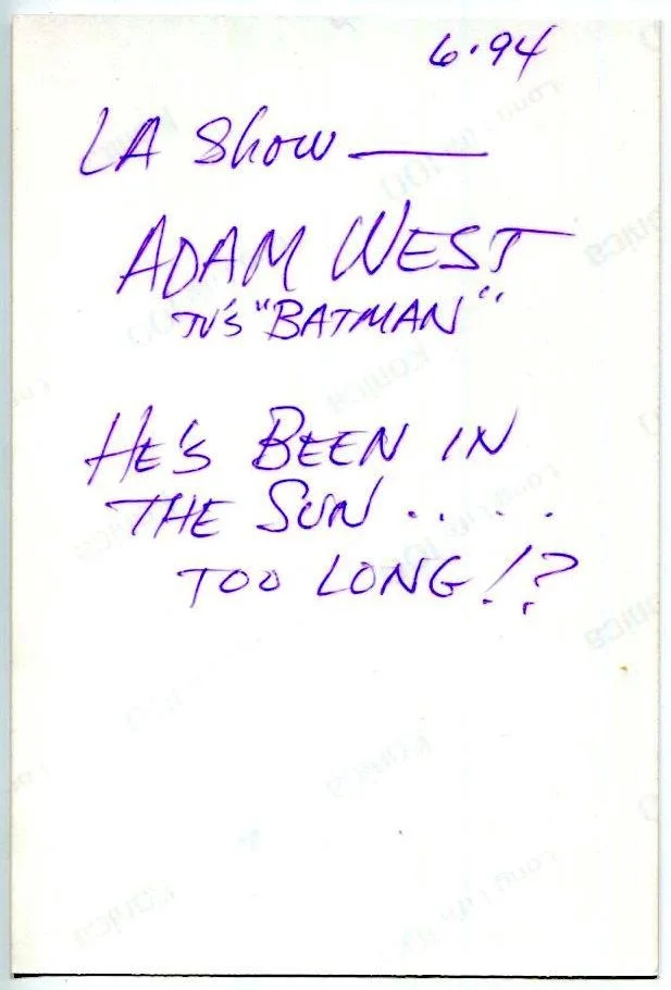 Adam West — BATMAN - ADAM WEST SIGNED PHOTO 1994 IN-PERSON bw,8x10 LIFE + CANDID PIC SIGNING, изображение 4