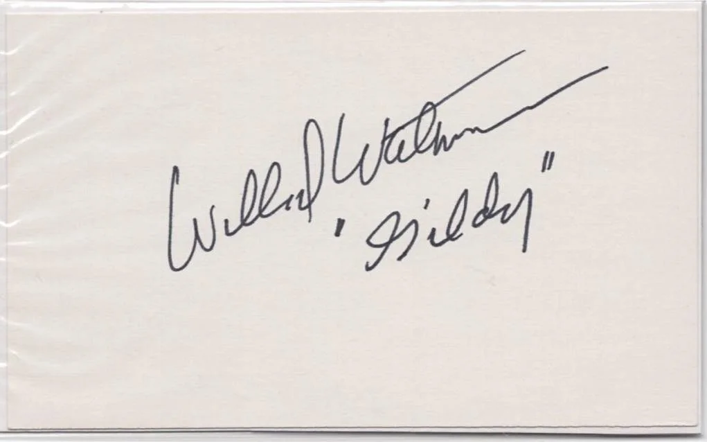 Harold Peary, Willard Waterman, Actors — GREAT GILDERSLEEVE SIGNED LOT 2pc HAROLD PEARY Willard Waterman FIBBER RADIO OTR, изображение 4