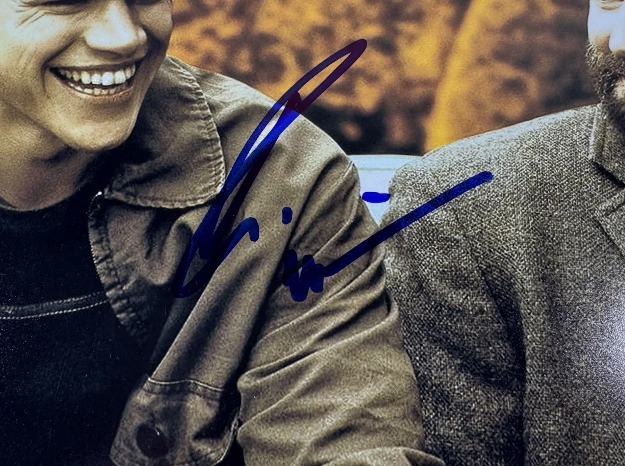 Robin Williams — ROBIN WILLIAMS & MATT DAMON DUAL SIGNED 11x14 GOOD WILL HUNTING PSA/DNA COA, изображение 2