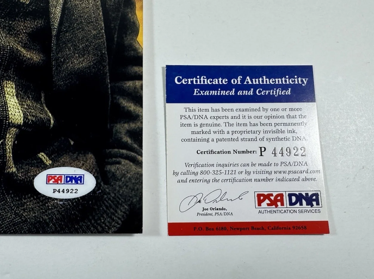 Robin Williams — ROBIN WILLIAMS & MATT DAMON DUAL SIGNED 11x14 GOOD WILL HUNTING PSA/DNA COA, изображение 4