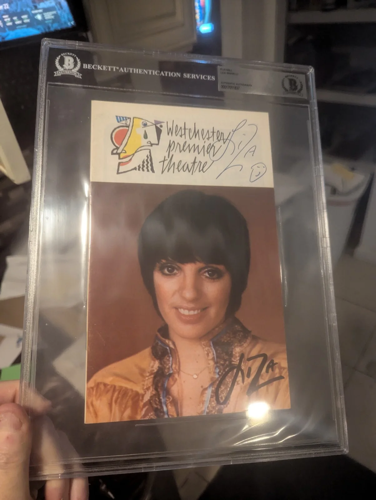 Liza Minnelli Signed Playbill Theater Beckett Encapsulated, изображение 3