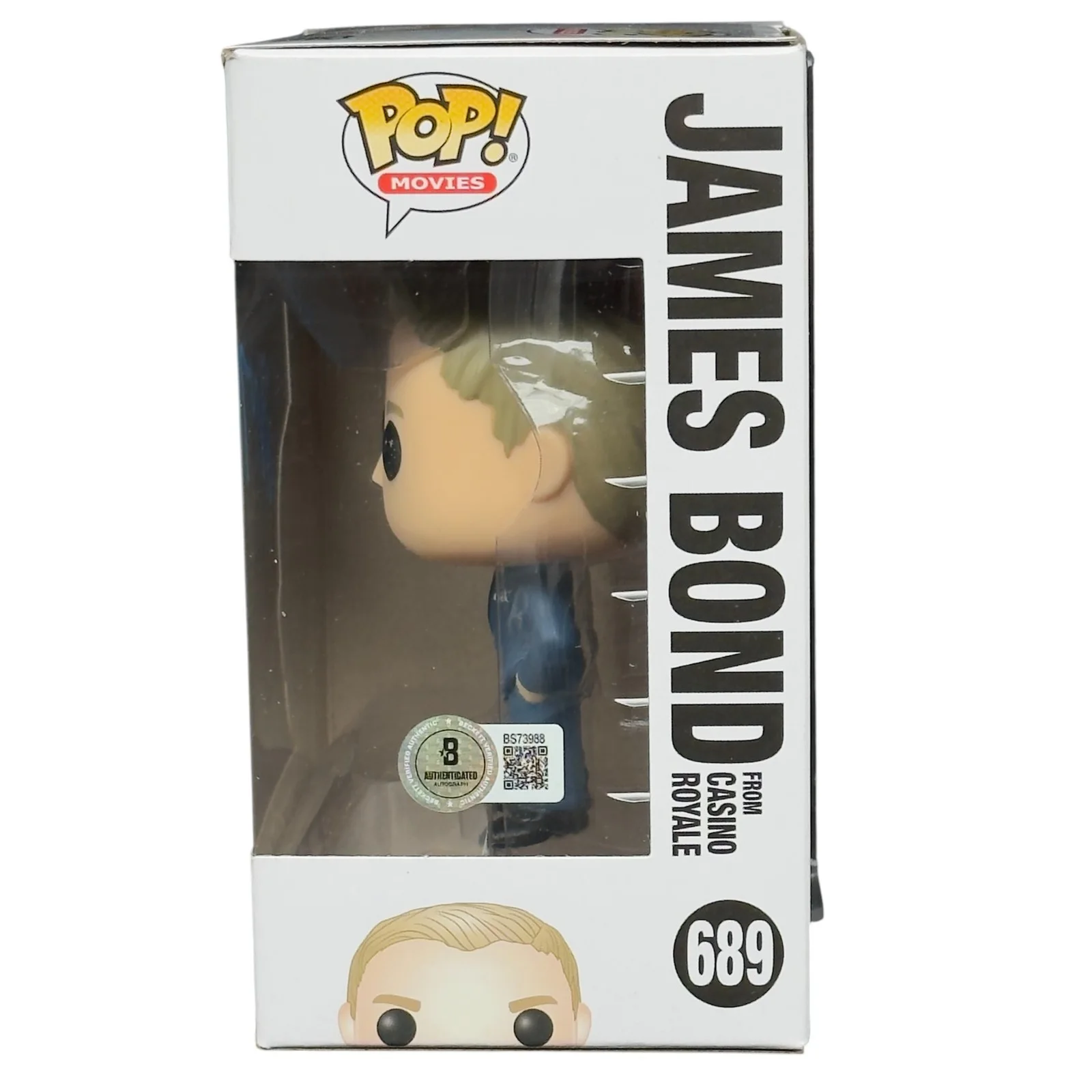 Daniel Craig — Daniel Craig Signed James Bond 007 Funko Pop 689 Autographed Beckett Authentic, image 2