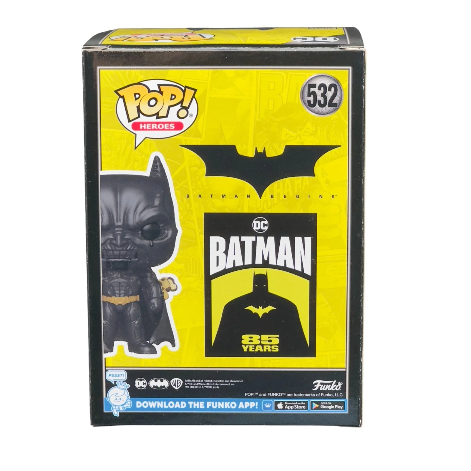 Christian Bale — Christian Bale Signed Fear Gas Batman Funko Pop 532 Autograph Beckett Authentic, изображение 3