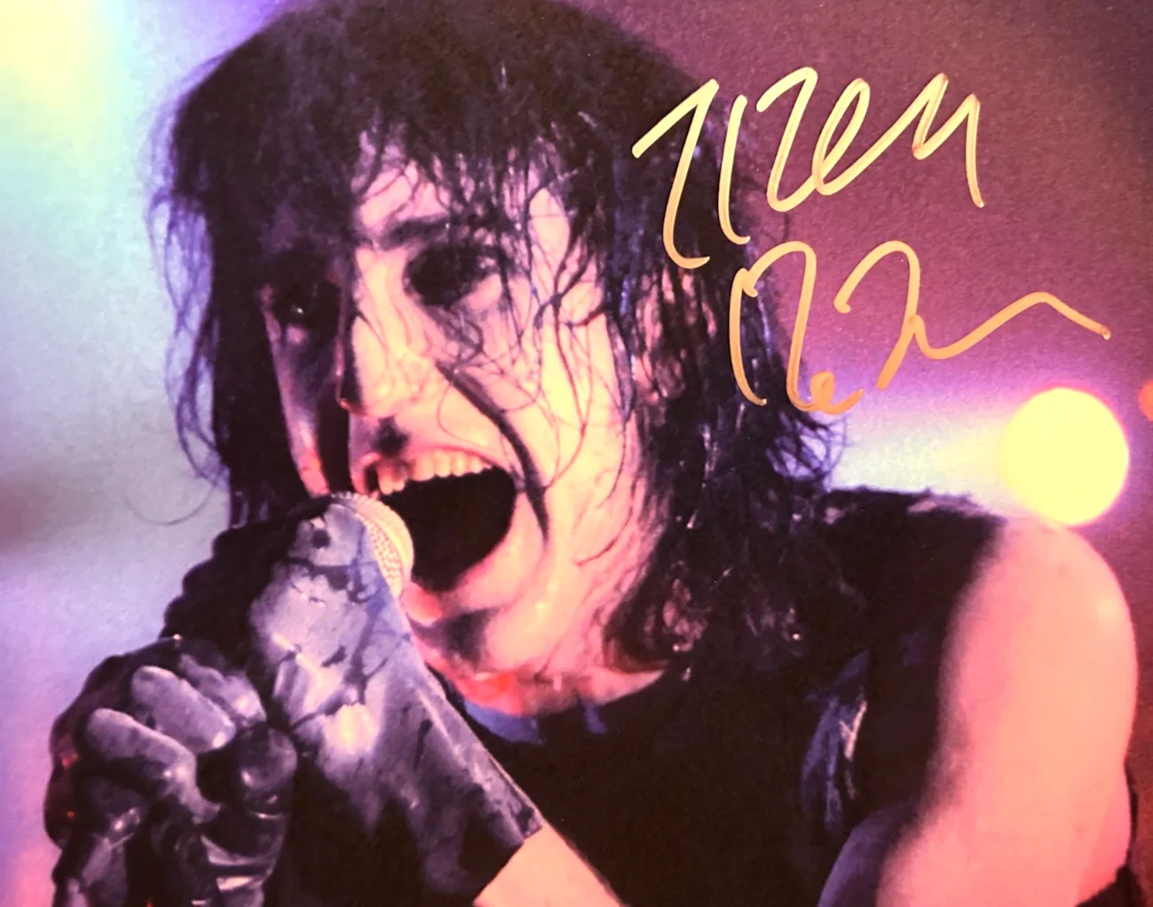 TRENT REZNOR Signed NIN Original 8x10 Authentic Autograph GENUINE w/COA, image 3
