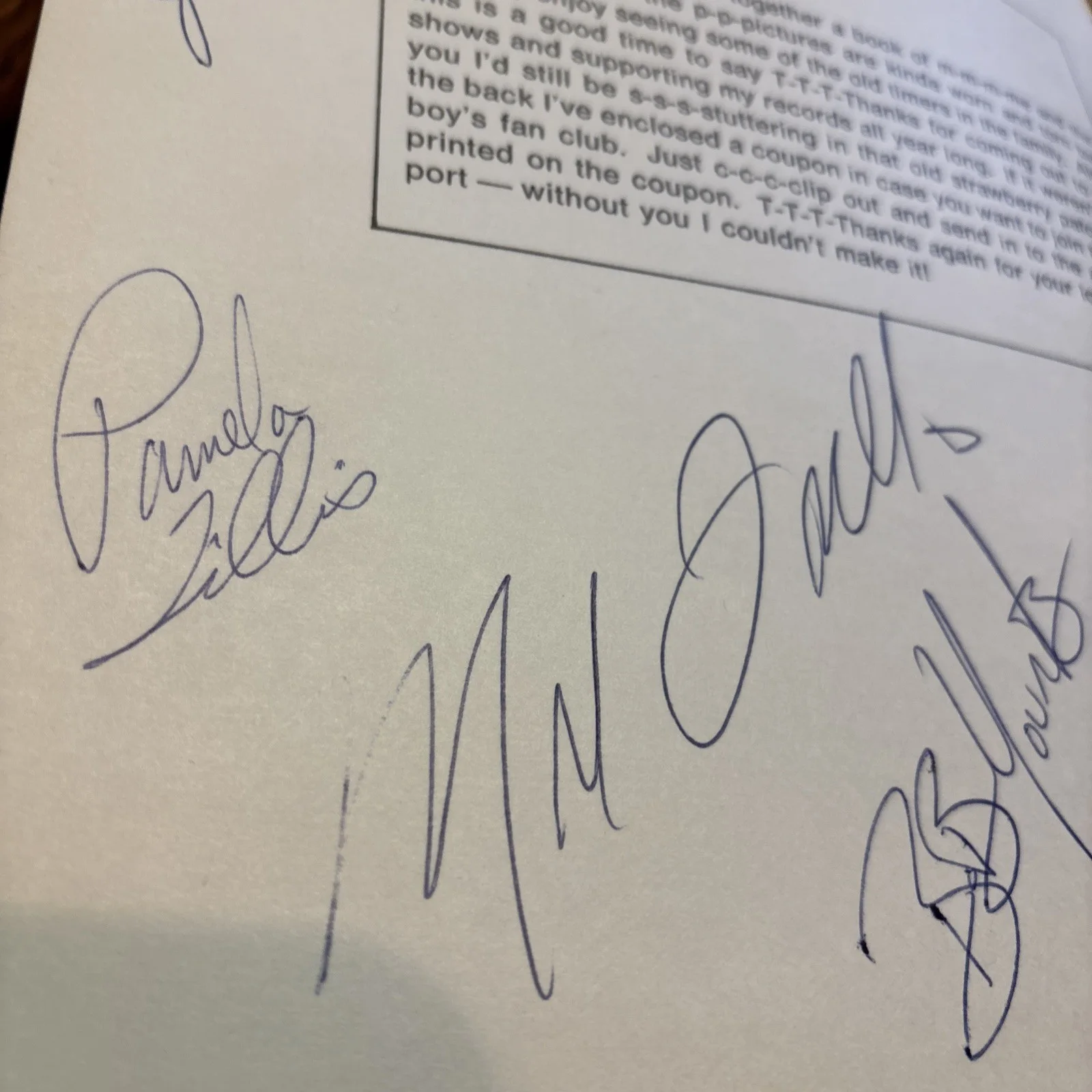 Vtg The Mel Tillis Story PB Booklet - Signed by Mel & Pam Tillis Country Music, изображение 3