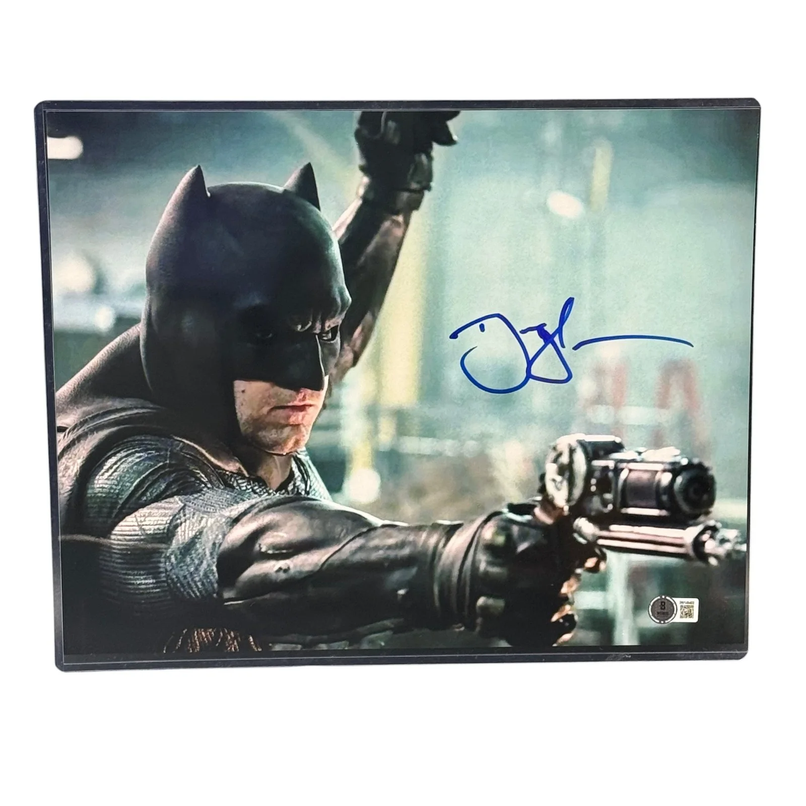Ben Affleck — Ben Affleck Signed 11x14 Metallic Photo Batman Beckett Authentic Autograph!
