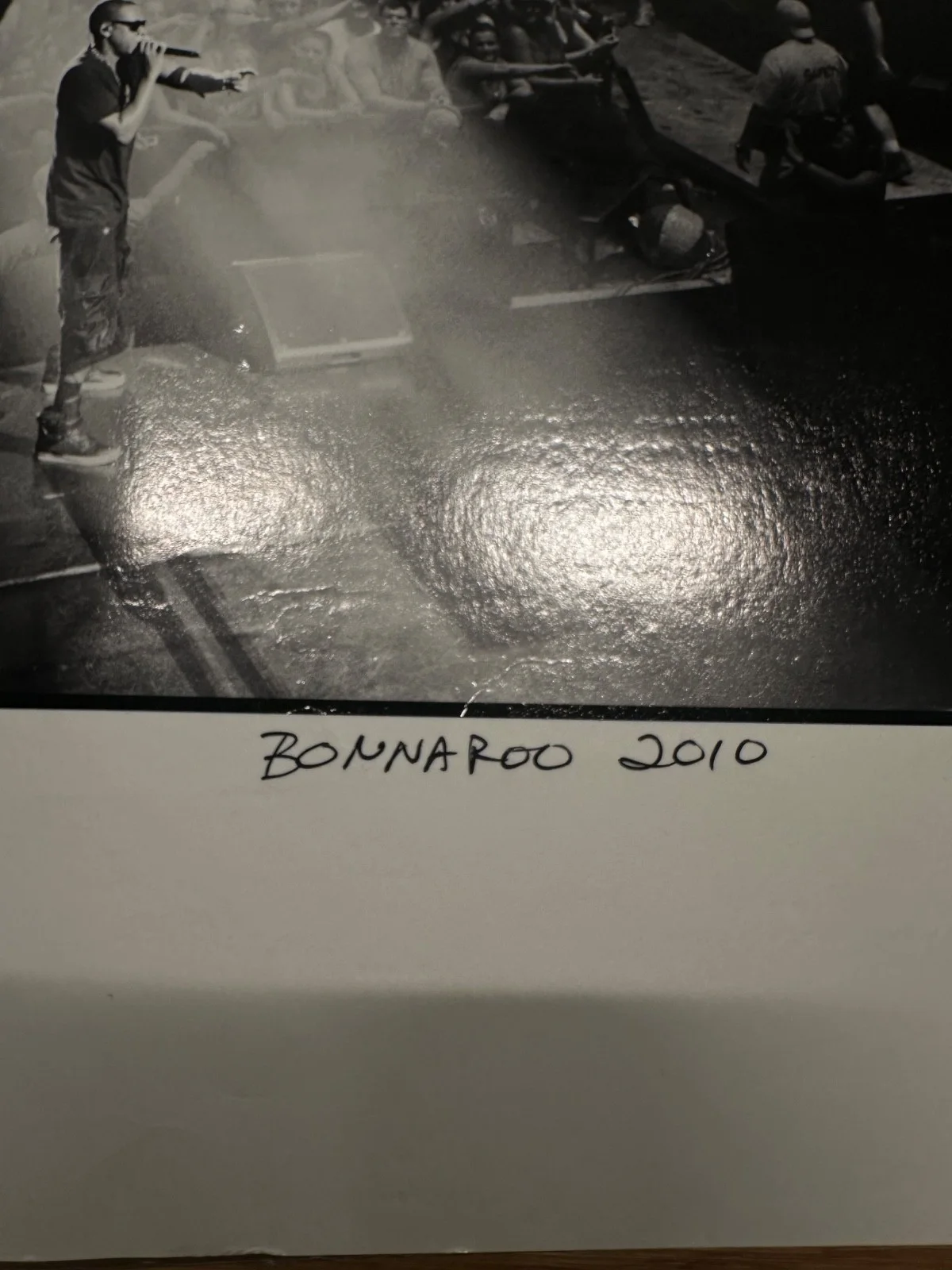 Jay z Bonnaroo 2010 signed photograph, image 2
