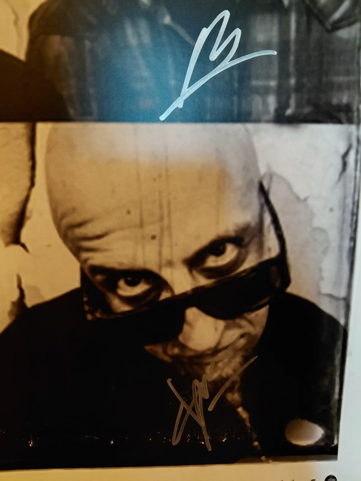 Autographed System of a Down Poster Black and white, image 4