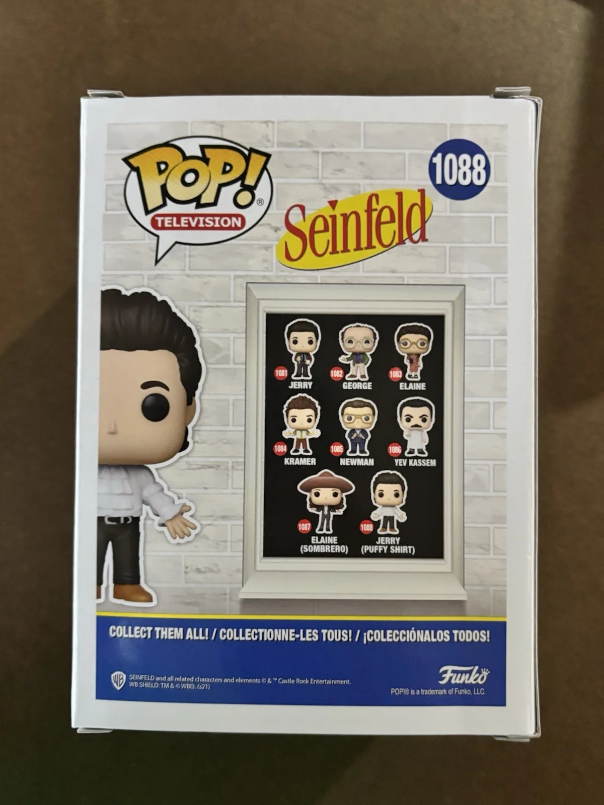 Jerry Seinfeld — Jerry Seinfeld Firmado Autografiado Seinfeld Funko Pop #1088 Beckett Certificado de Autenticidad Auténtico, image 3