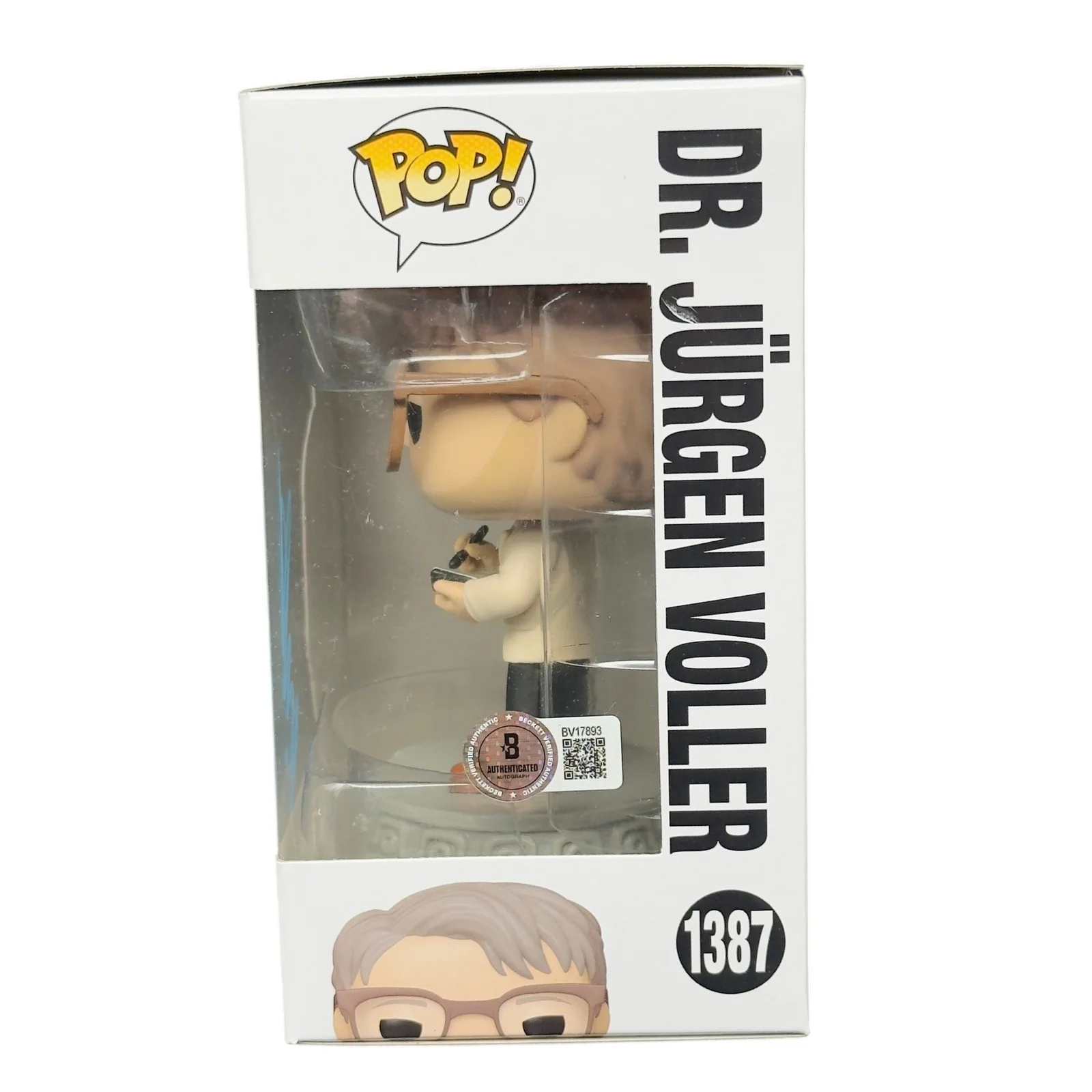 Mads Mikkelson — Mads Mikkelson Signed Dr. Jürgen Voller Funko Pop 1387 Beckett Autograph, image 2