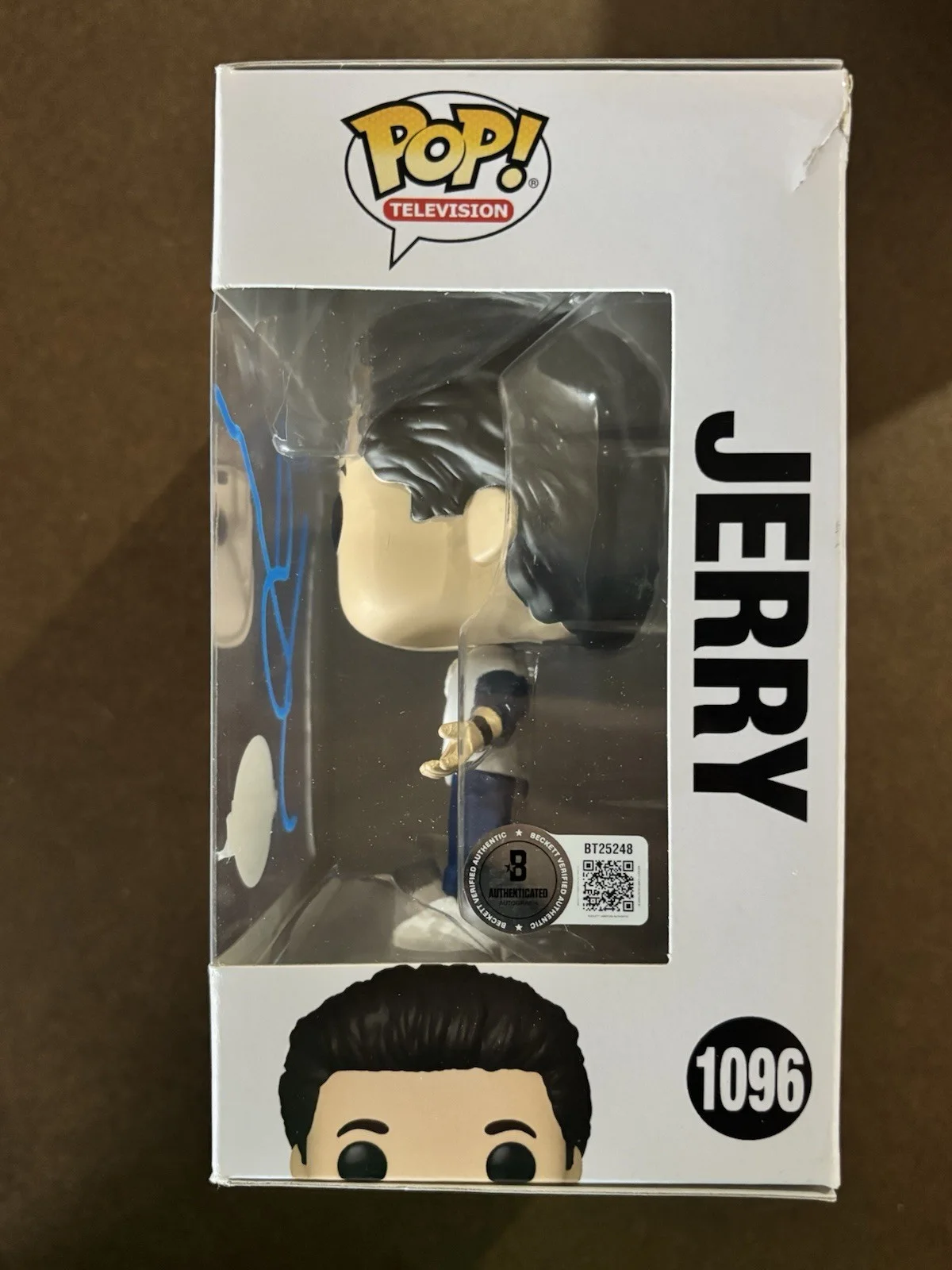 Jerry Seinfeld — Jerry Seinfeld Signed Autographed Seinfeld Funko Pop #1096 Beckett COA AUTHENTIC, image 2