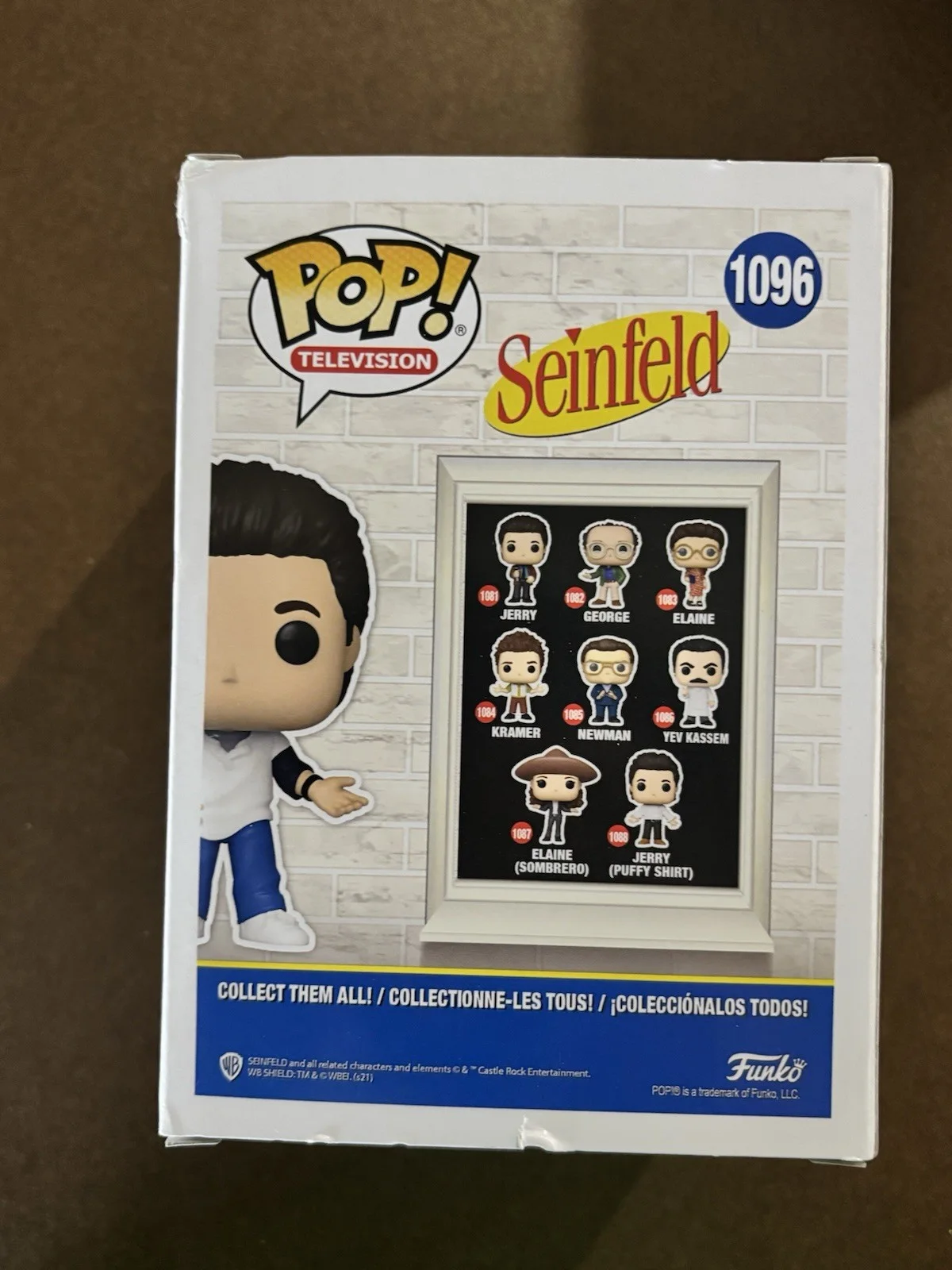 Jerry Seinfeld — Jerry Seinfeld Signed Autographed Seinfeld Funko Pop #1096 Beckett COA AUTHENTIC, image 4