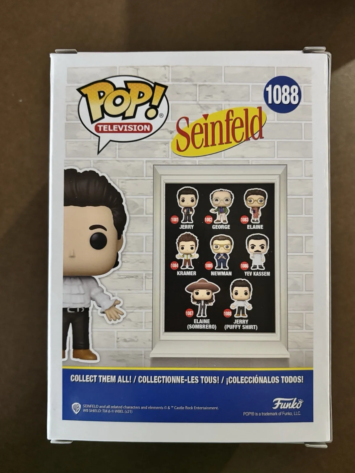 Jerry Seinfeld — Jerry Seinfeld Signed Autographed Seinfeld Funko Pop #1088 Beckett COA AUTHENTIC, изображение 3