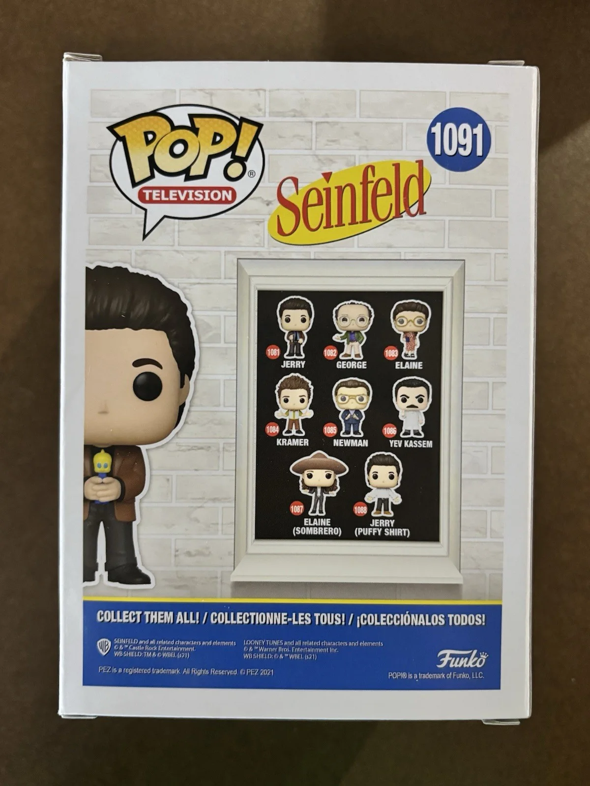 Jerry Seinfeld — Jerry Seinfeld Signed Autographed Seinfeld Funko Pop #1091 Beckett COA AUTHENTIC, image 4