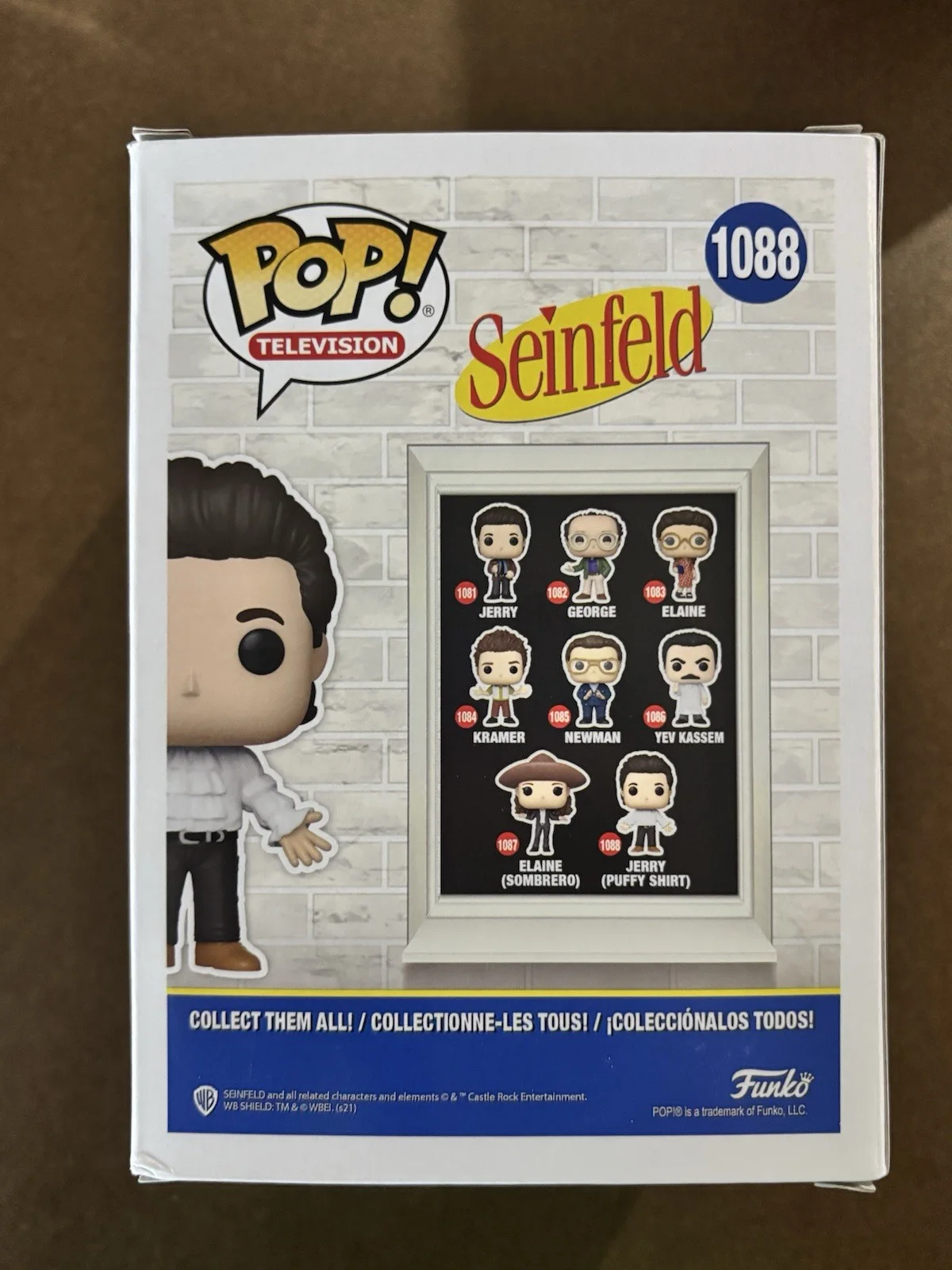 Jerry Seinfeld — Jerry Seinfeld Signed Autographed Seinfeld Funko Pop #1088 Beckett COA AUTHENTIC, изображение 3