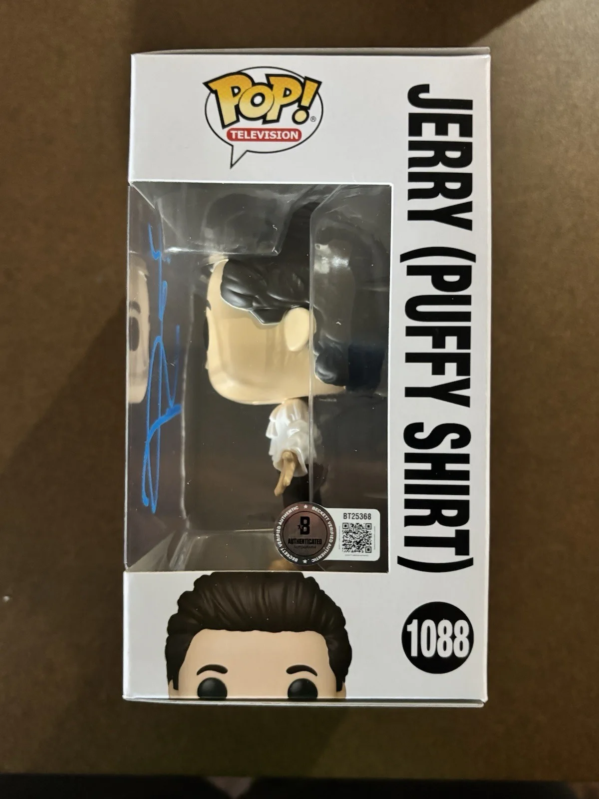 Jerry Seinfeld — Jerry Seinfeld Signed Autographed Seinfeld Funko Pop #1088 Beckett COA AUTHENTIC, изображение 2