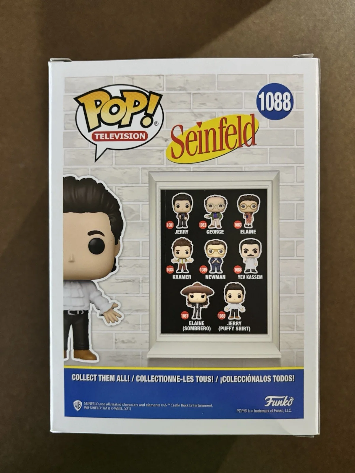Jerry Seinfeld — Jerry Seinfeld Signed Autographed Seinfeld Funko Pop #1088 Beckett COA AUTHENTIC, изображение 3
