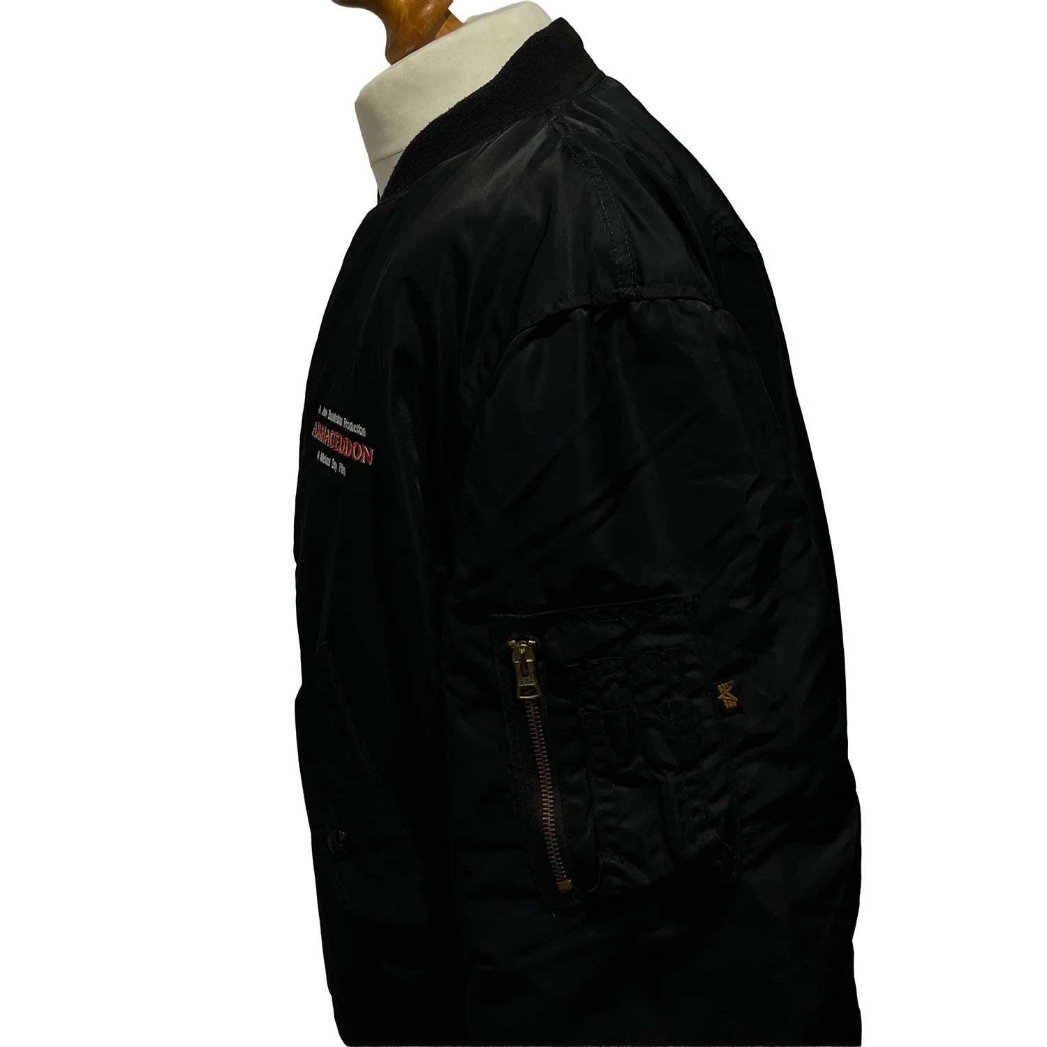 ARMAGEDDON 1998 Movie Bomber Jacket XXL Film Promotional Alpha Industries 90s, изображение 4