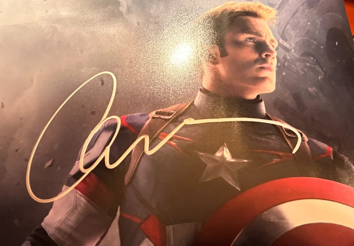 Chris Evans — Chris Evans Signed 8x10" (Captain America) Authentic Original Autograph w/COA, image 3